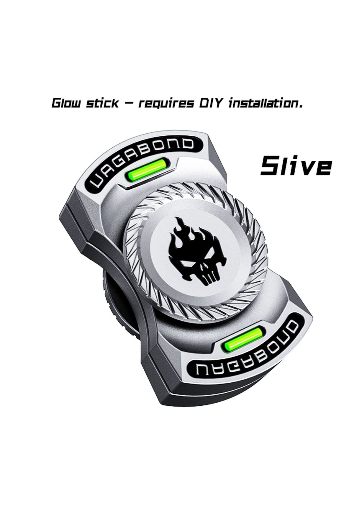 Choice-slive lv ADHD Focus Tool edc fidget 3-in-1 Fidget Toy Magnetic Spinner Push Play Gadget Stress Relie 1