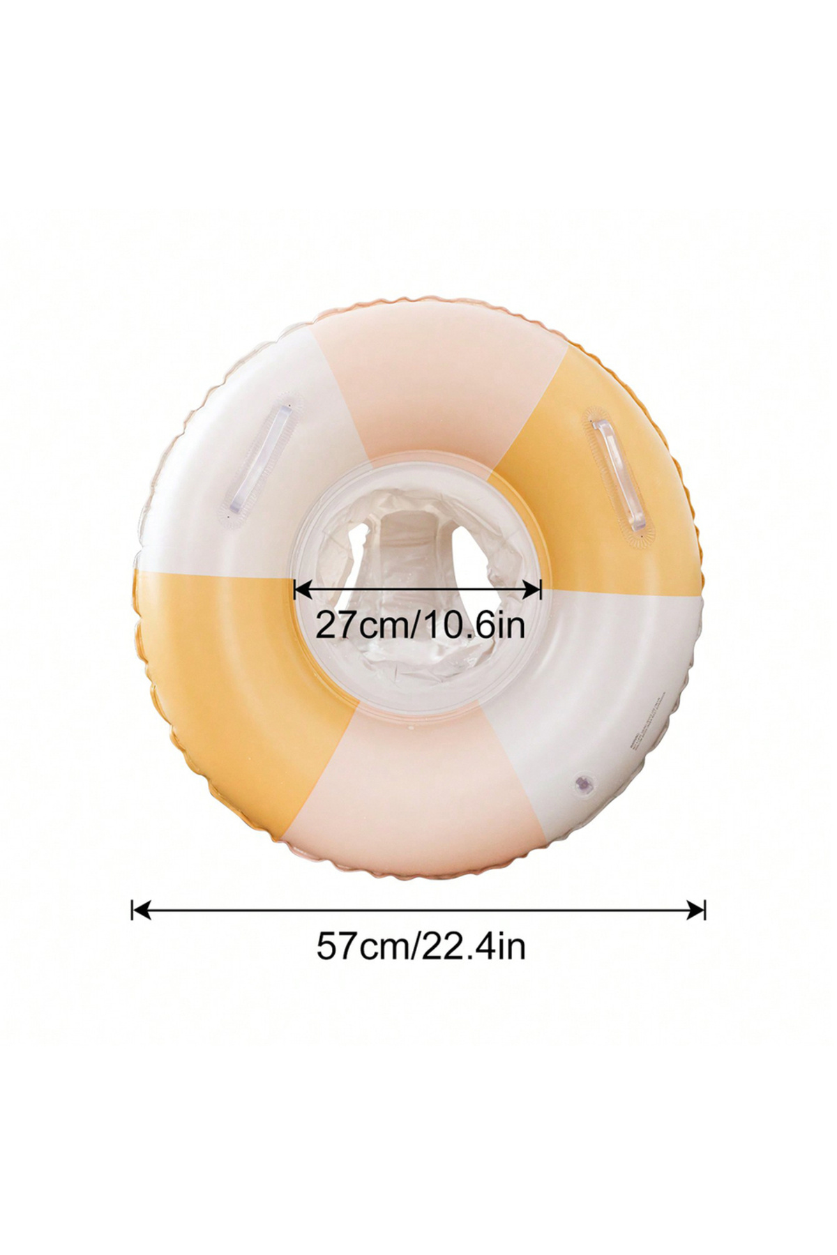 Choice-Yellow stripes Floaties for Toddlers 1-4 - Toddler Floaties Toddler Pool Float, Baby Swim Float Infa 1