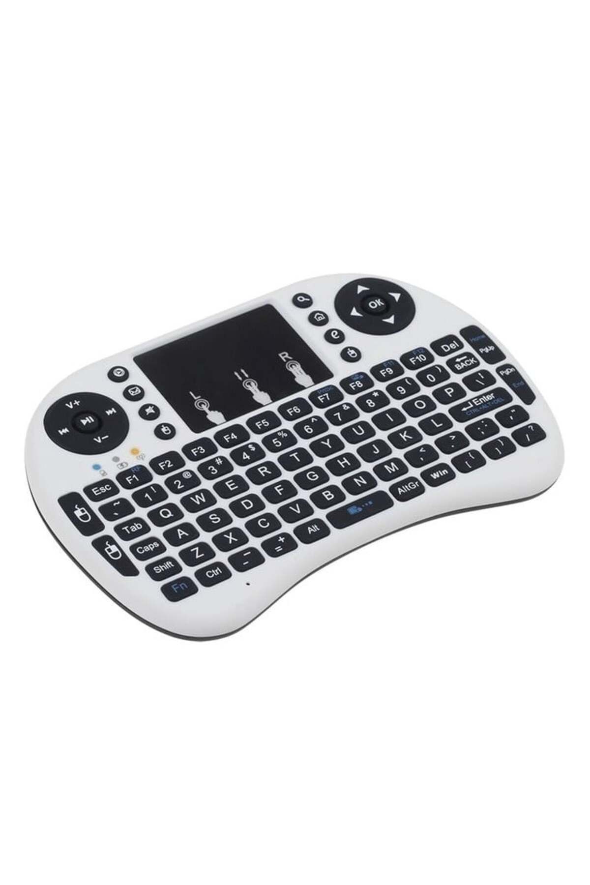 FOXMAG24-Mini tastatură Bluetooth, pentru Android Smart, cu tastă e-mail și control al volumului, albă 2