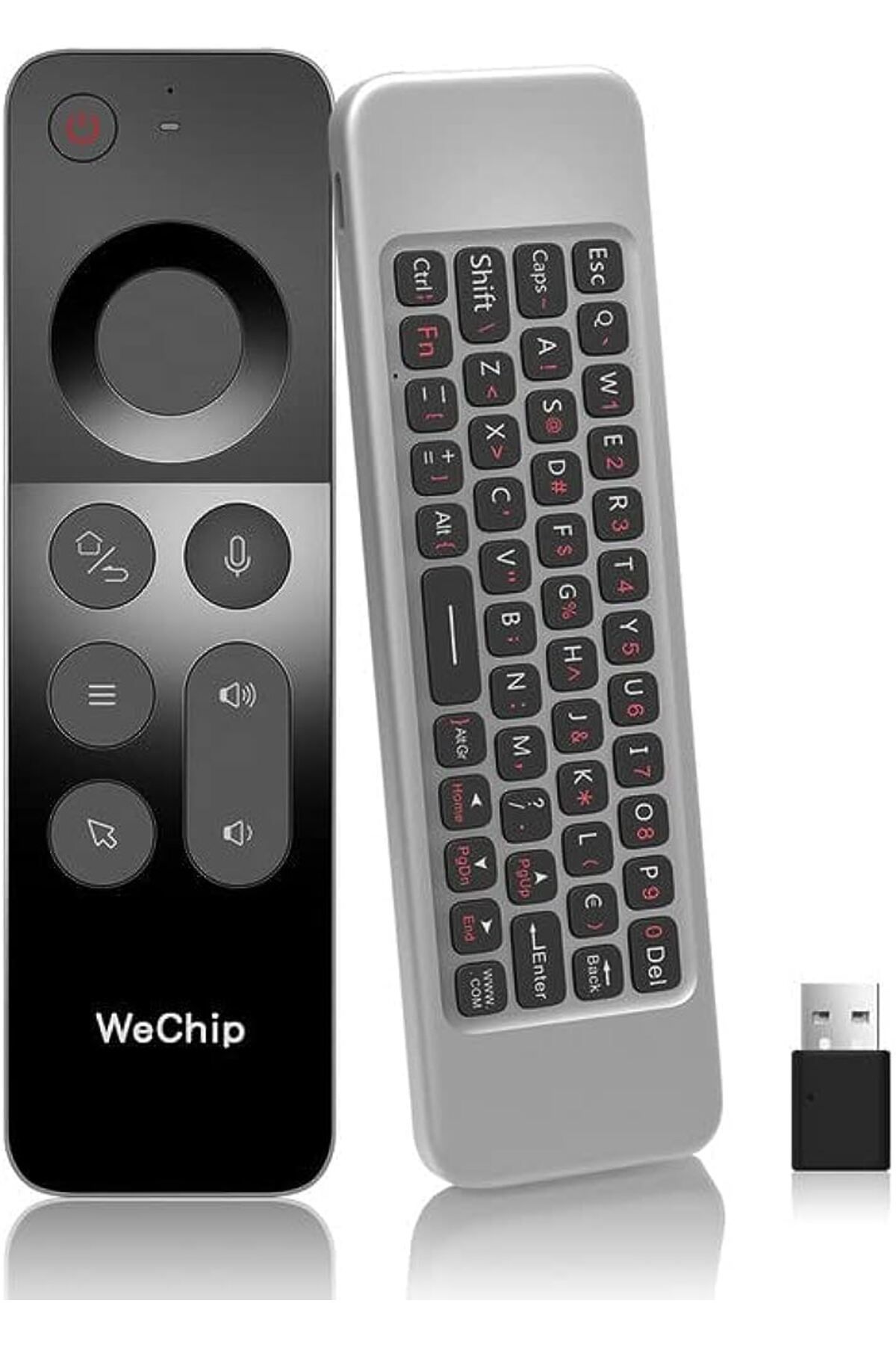 Generic-W3 Air Mouse Wireless Remote Control With IR Learning Voice Inputting Double-Faced 1