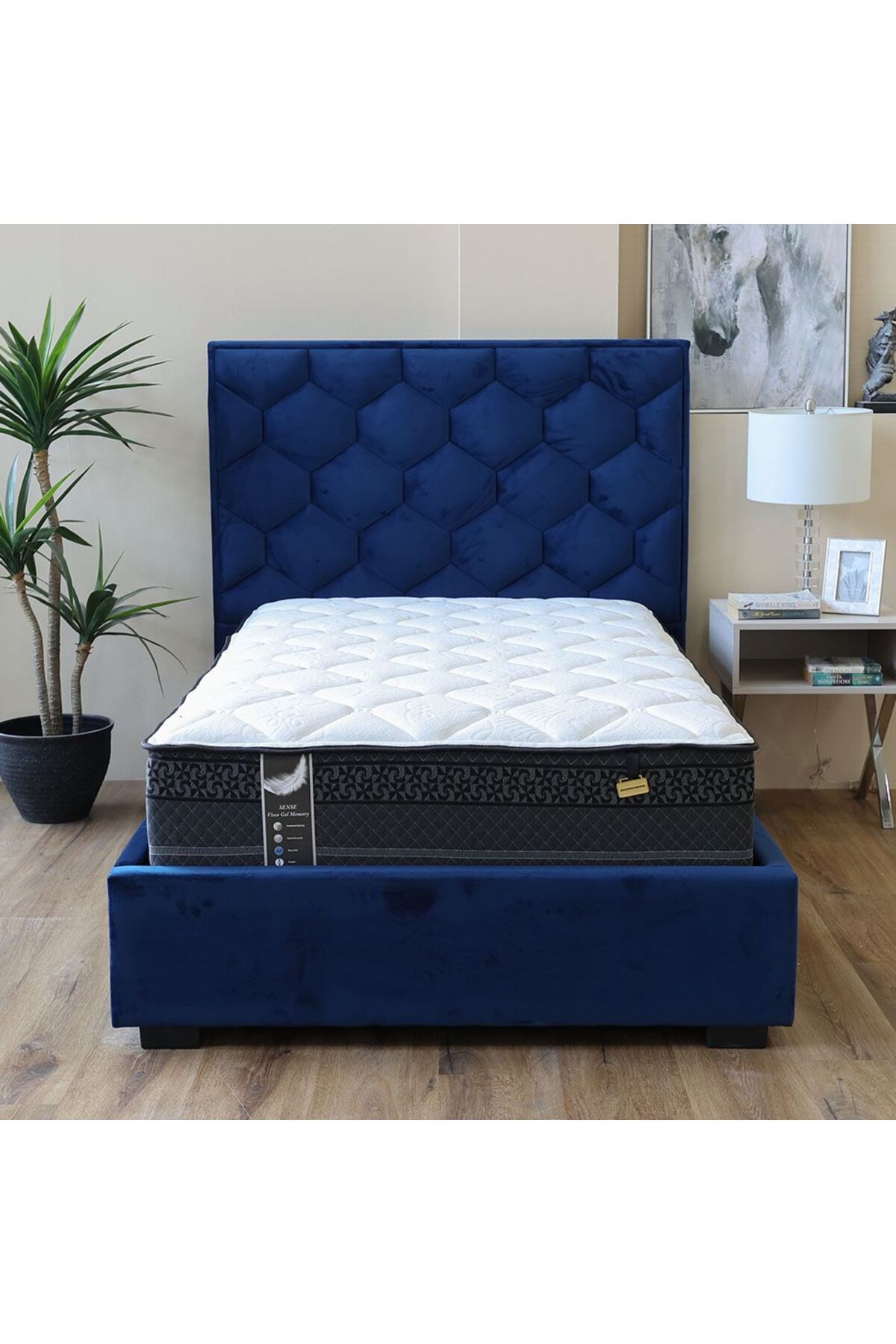 Danube Home-Sense Visco Gel Memory Foam Pocket Spring Mattress 120 x 200 x 32 cm|Single Bed Mattress|Plush Feel 7