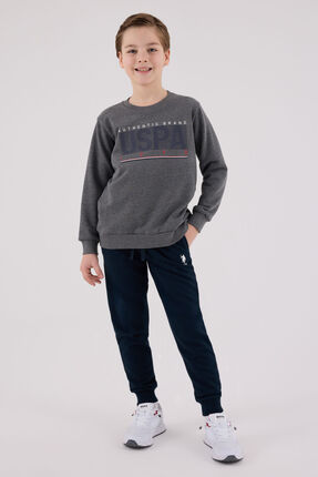 U.S. Polo Assn. U.S. Polo Assn Erkek Çocuk Antrasit Eşofman Takımı