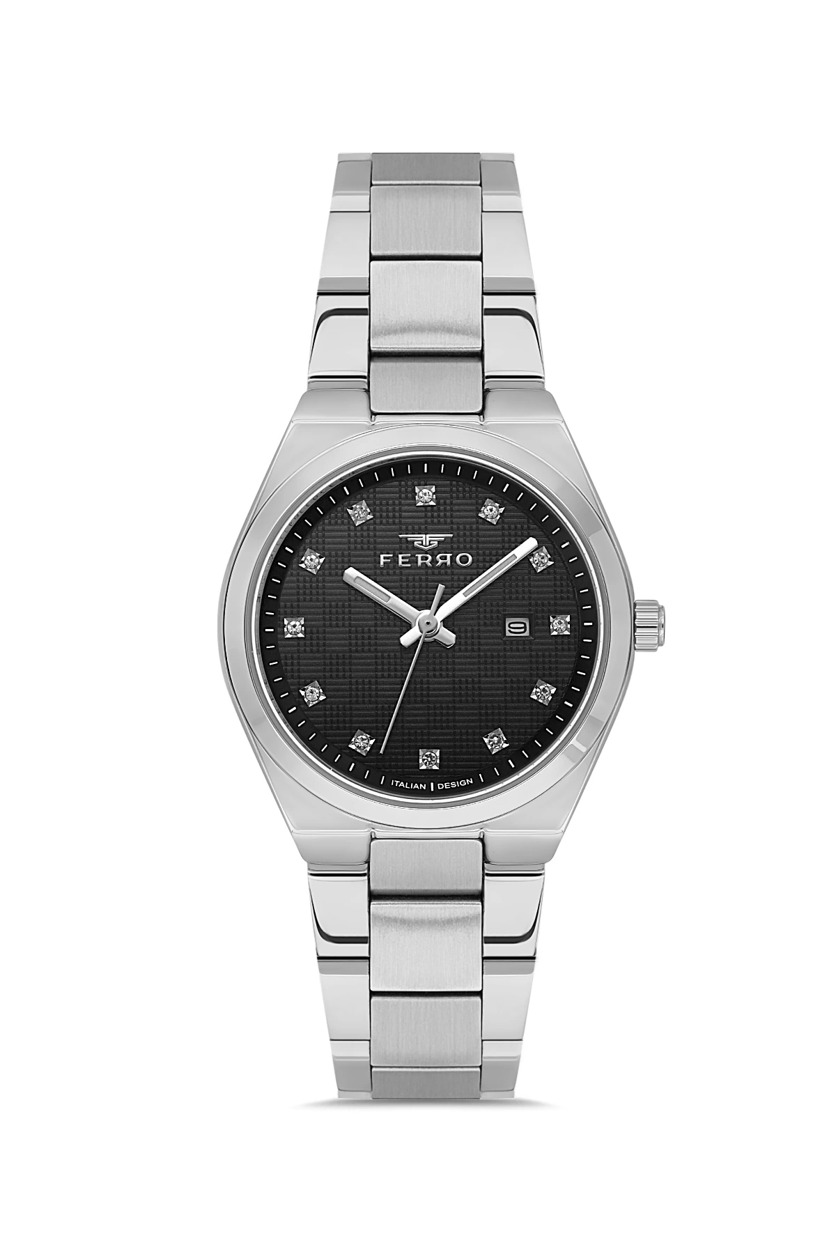 Silver Steel Band Women Wrist Watch FL21631A-A2 3ATM Waterproof 2 Year Warranty GiftPackage
