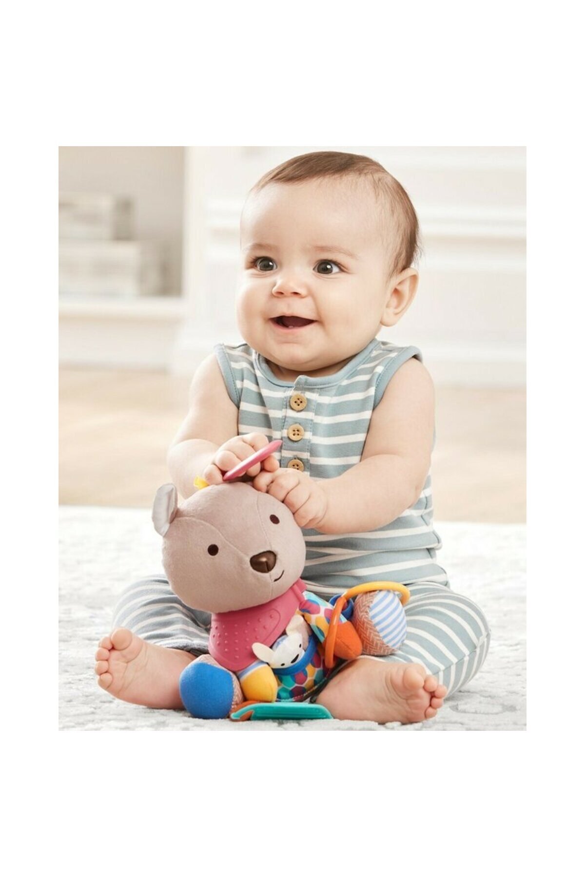 Skip Hop-Multifunctional toy, Skip Hop, Kangaroo, Includes teething ring, With rattle elements 2