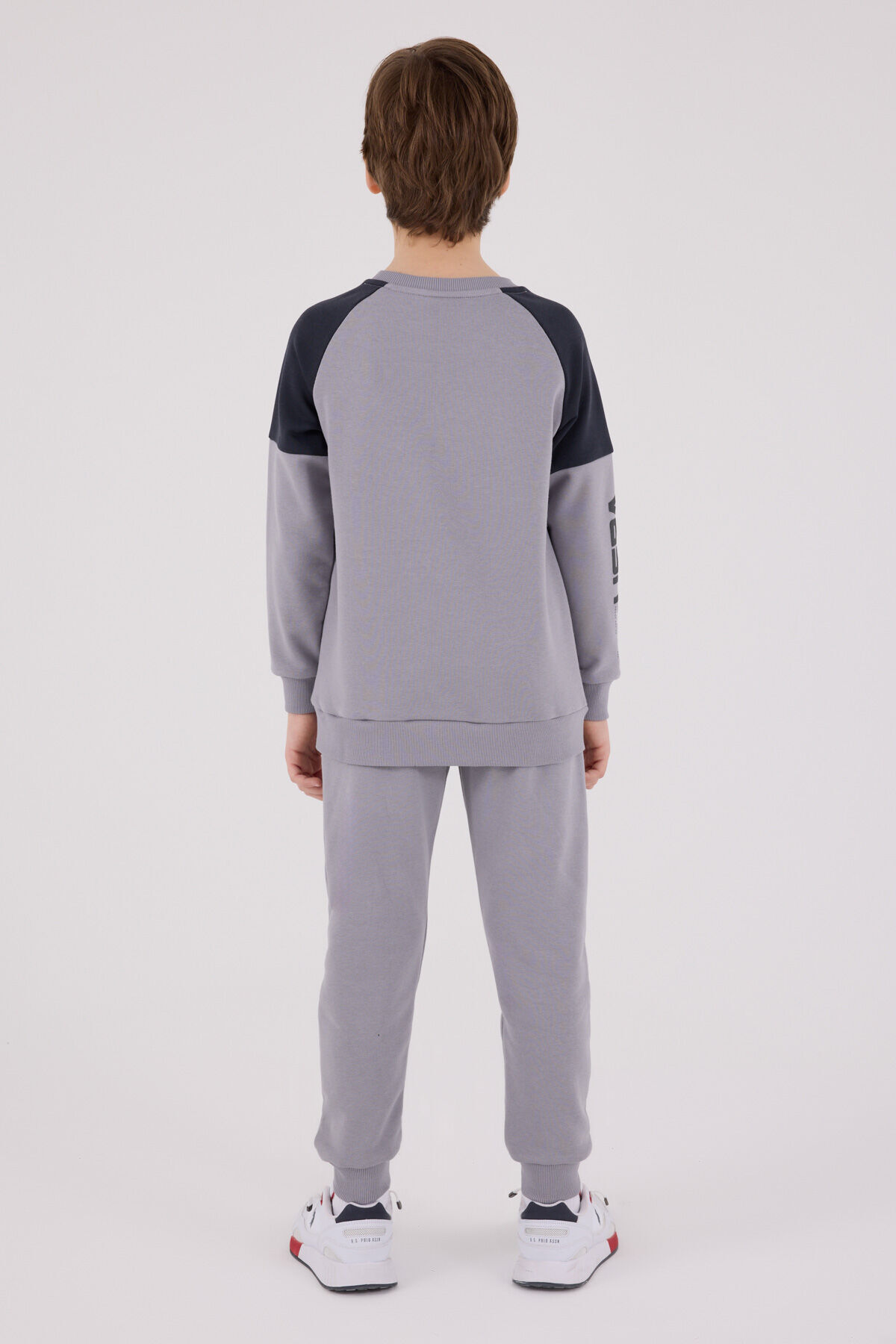 ست گرمکن بچگانه پسرانه خاکستری U.S. Polo Assn — 5