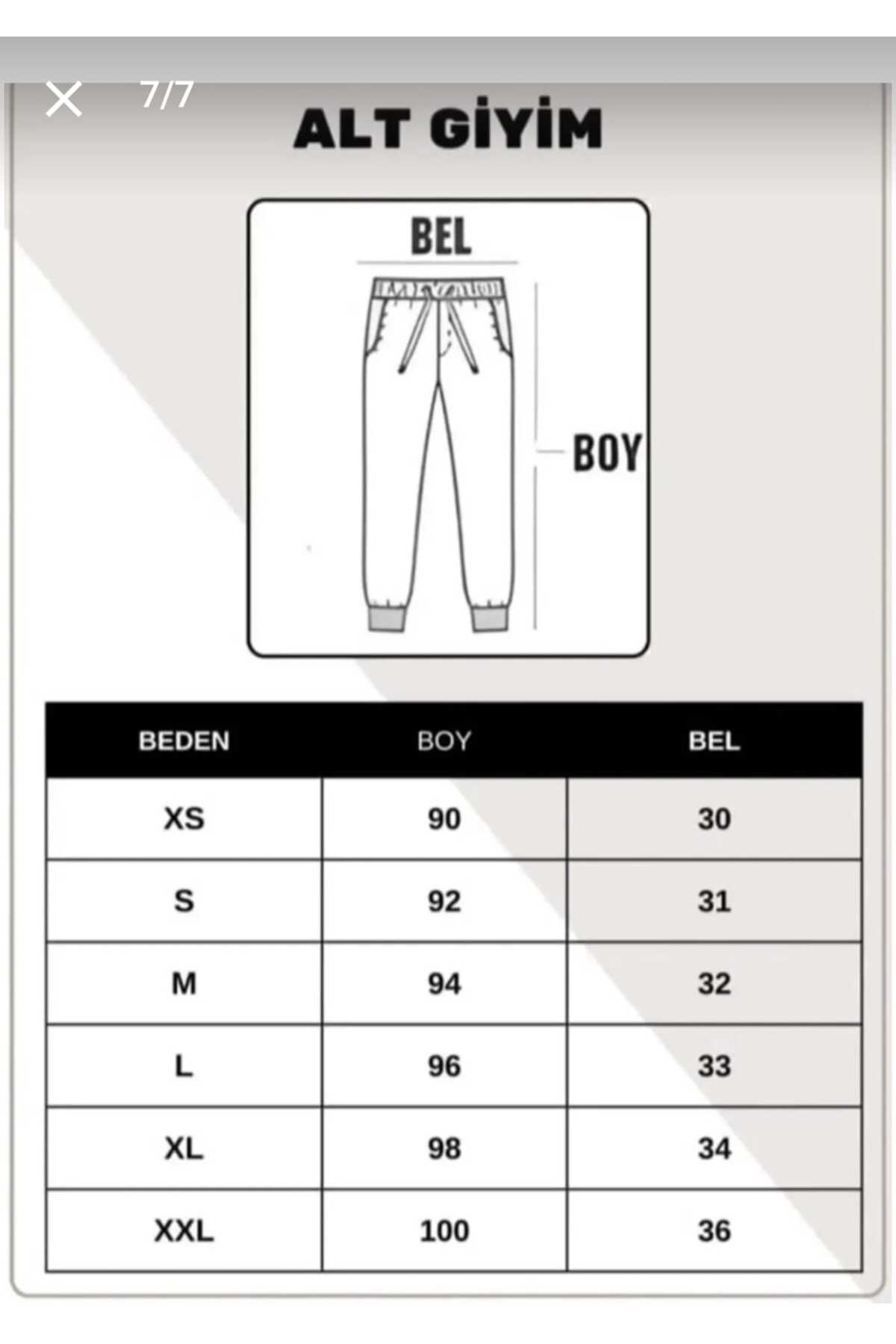 CAONNES  3 lü Siyah Gri Lacivert Büyük Beden Unisex Baggy Iki Iplik Oversize Eşofman - Görsel 8