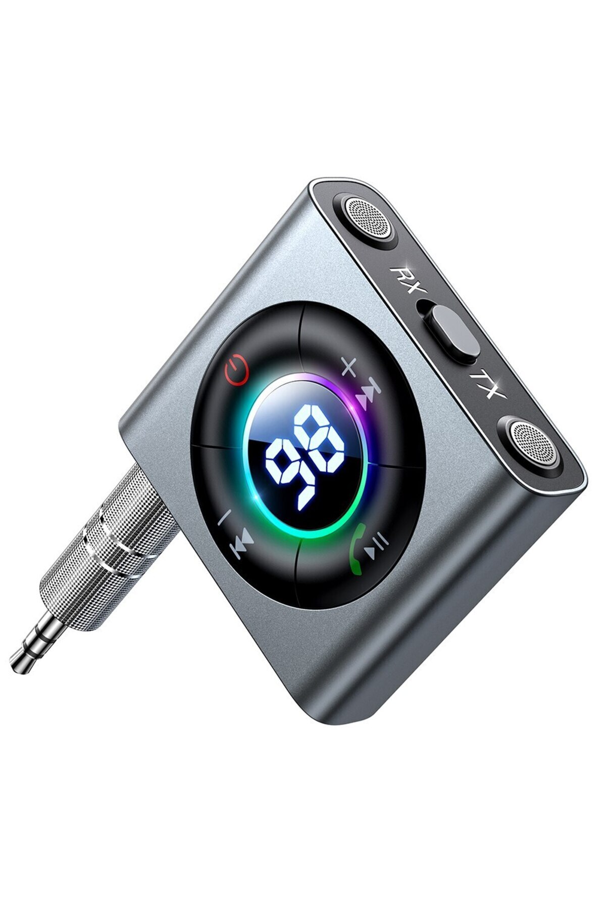 Evolium-Audio Transmitter/Receiver with Digital Display, E26, Gray 4