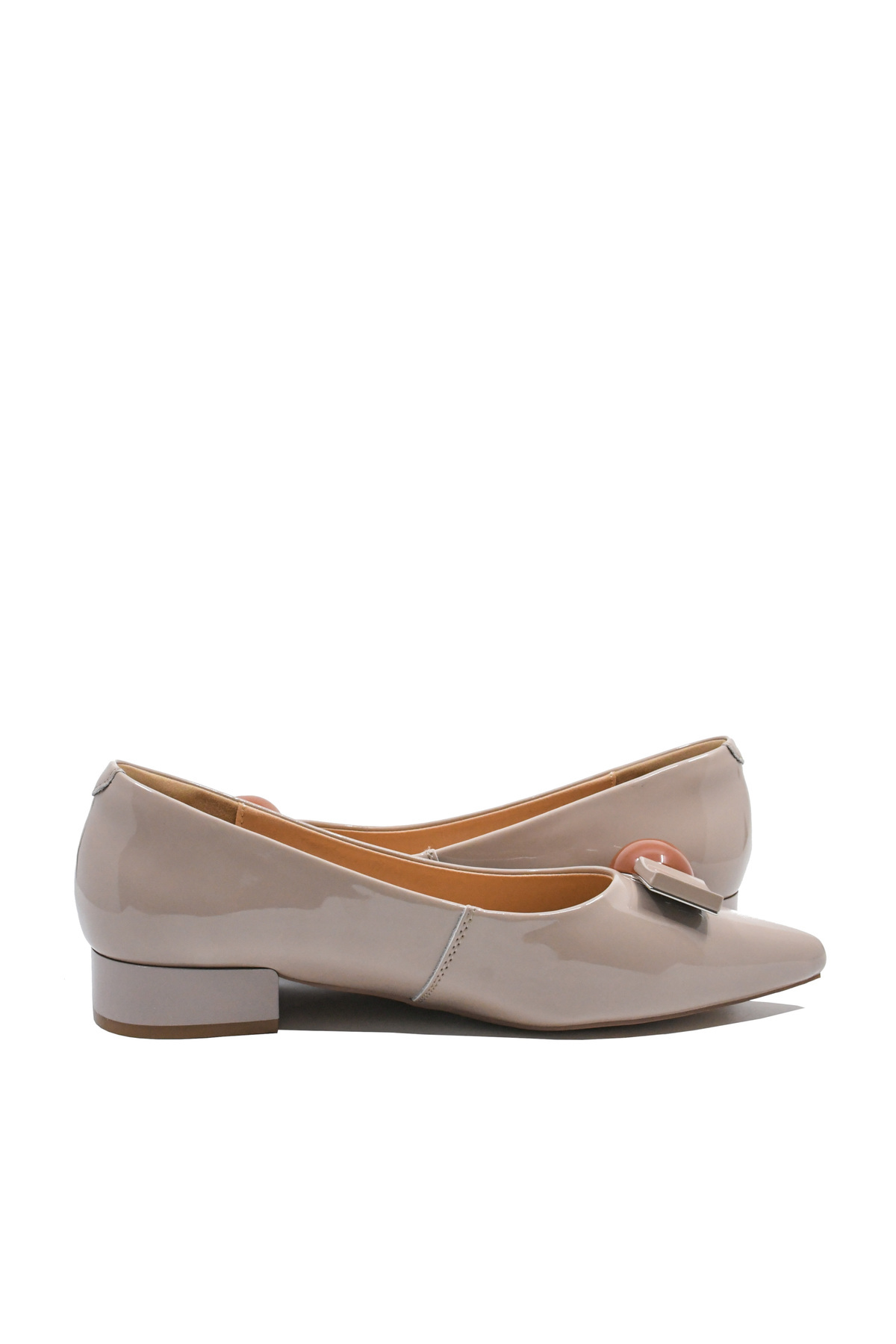 PASS Collection-Elegant ballerinas with pointed toe and oversized decorative applications 4