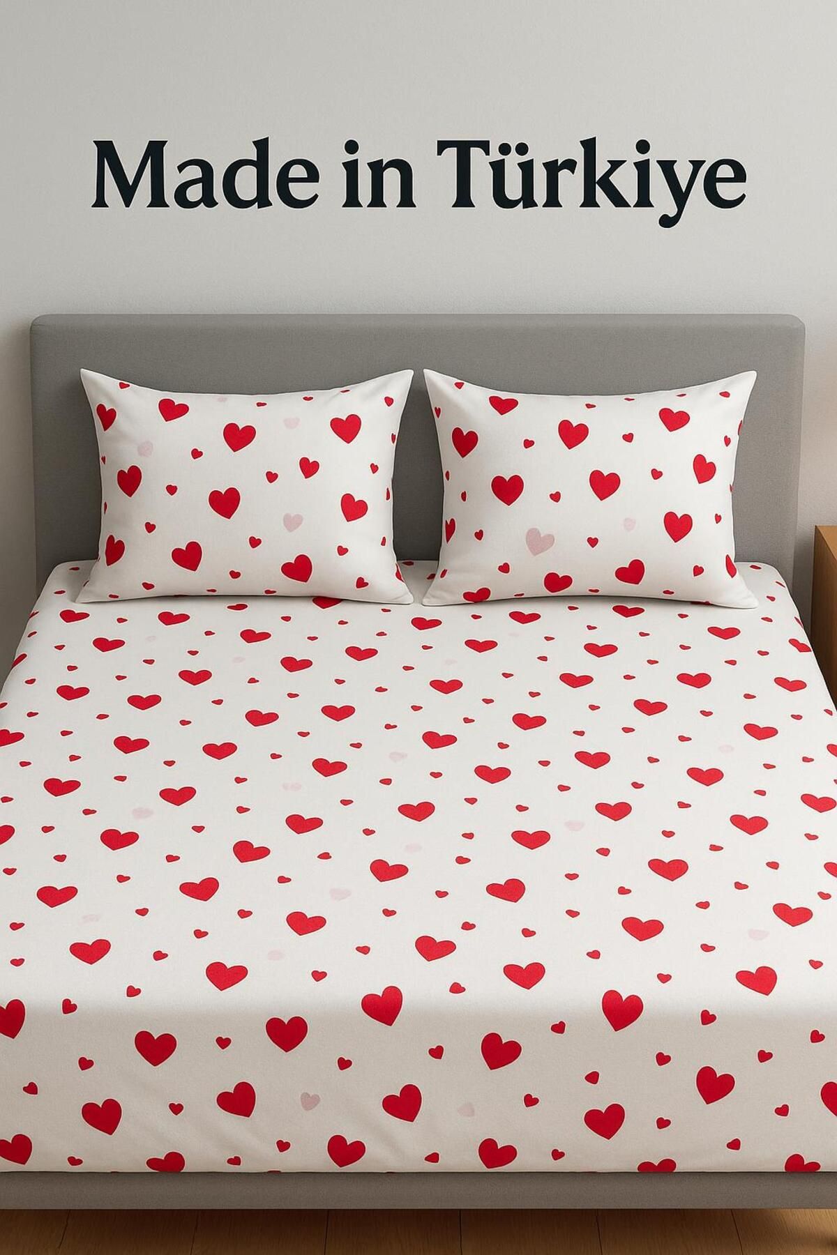 Güvenal-Carmen Pillowcase Fitted Sheet Set Patterned Pillowcase and Fitted Sheet Dowry 1