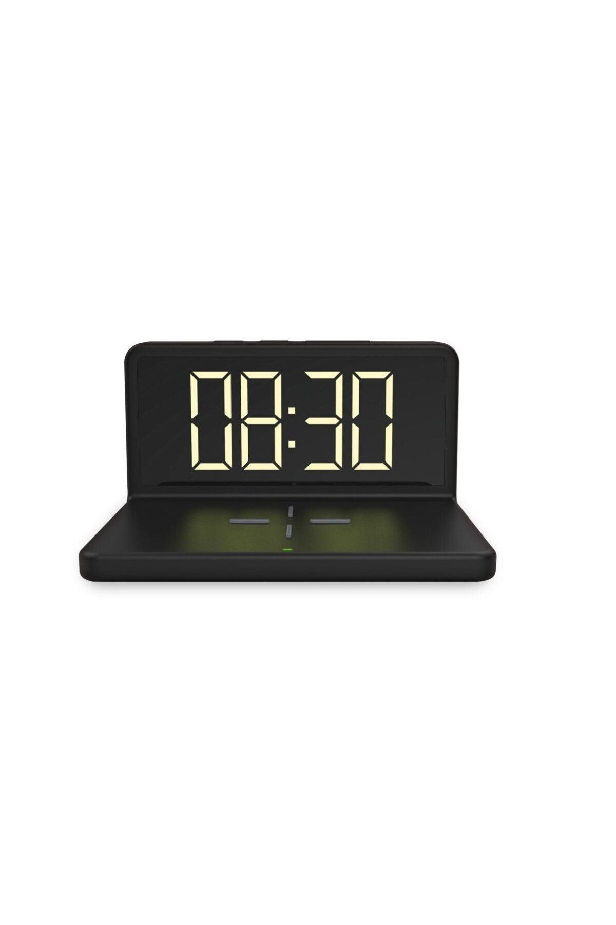 MaiDestept-Ceas digital cu încărcare wireless pentru smartphone, alarmă, afișaj LED, reglare automată a luminozității, 4