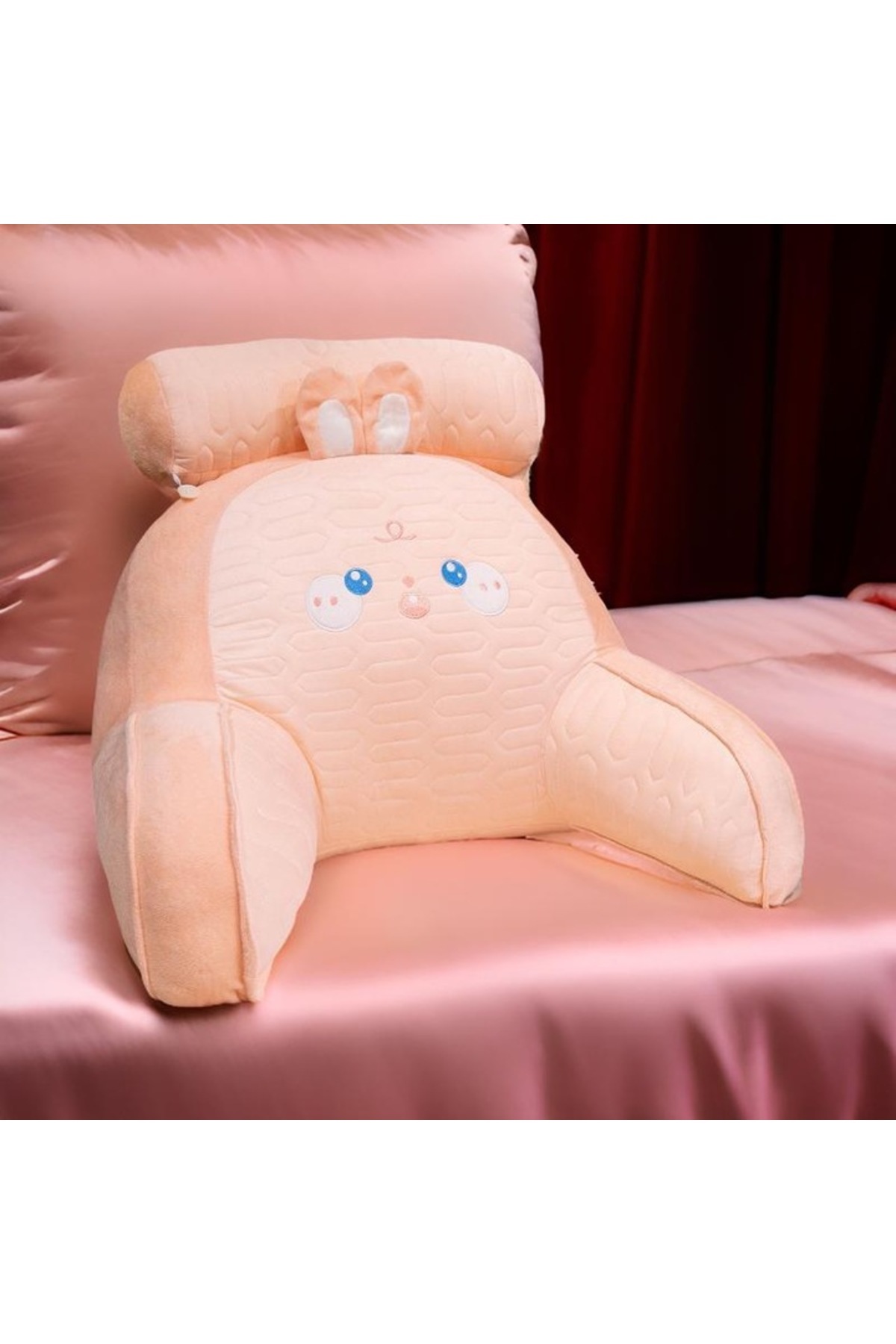 CLICK-Multifunctional Pillow, Backrest for Bed, Lumbar Support, Medium Size, 60 x 40 cm, Latex, Comf 3