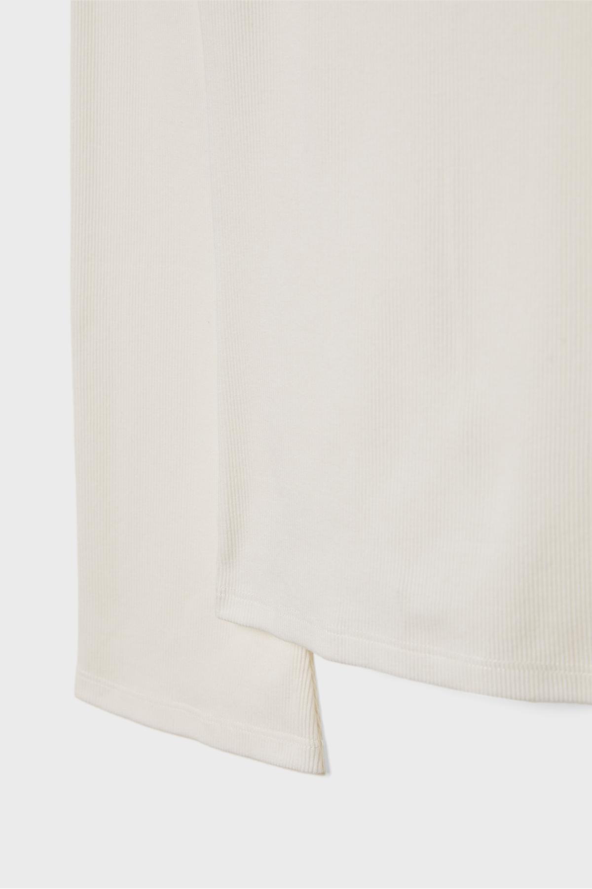 Stradivarius Çan kollu basic tişört görsel 8