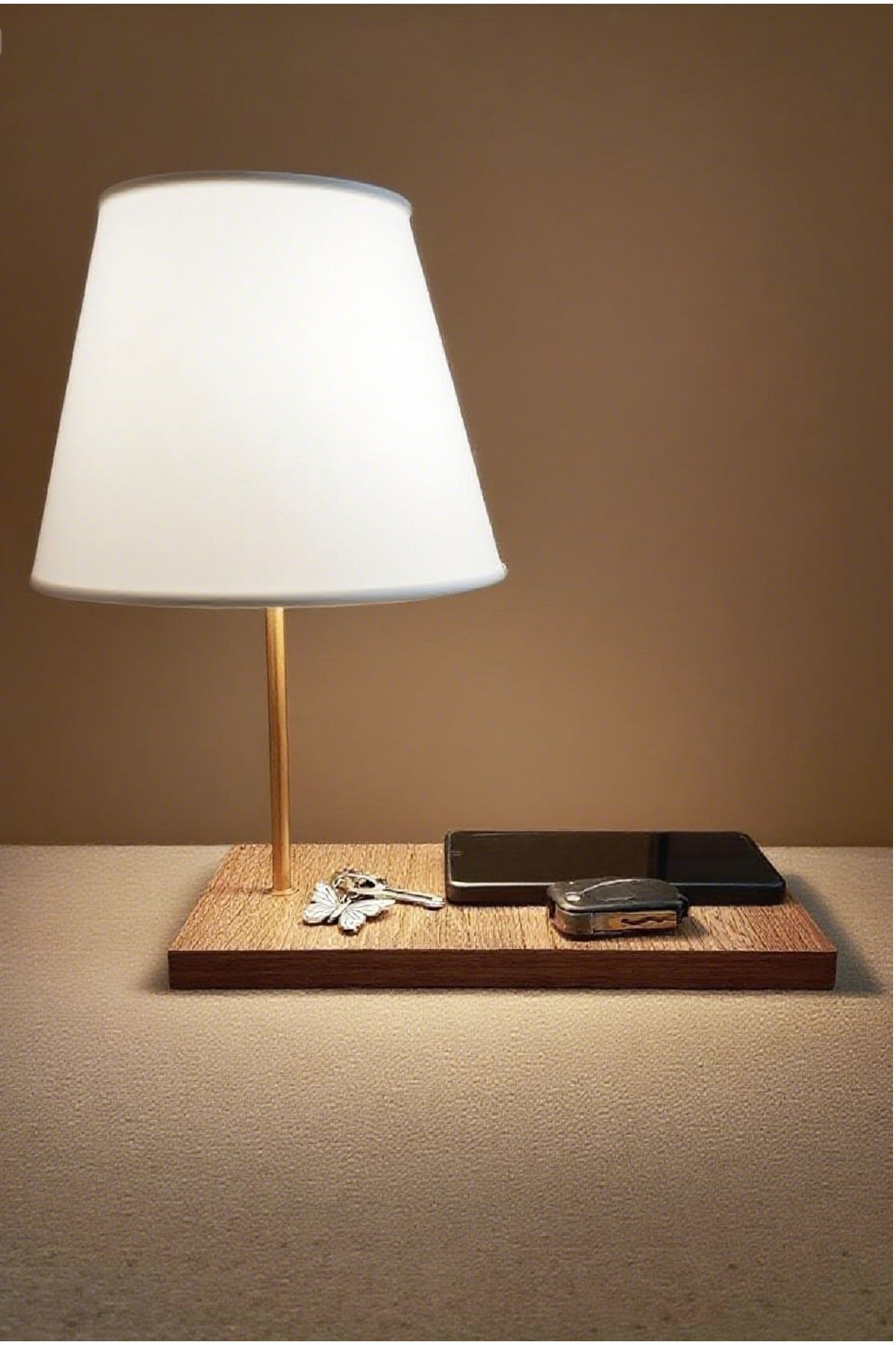 571 Store-Decorative Table Lamp Shade Mdf Foot Fabric Head 1