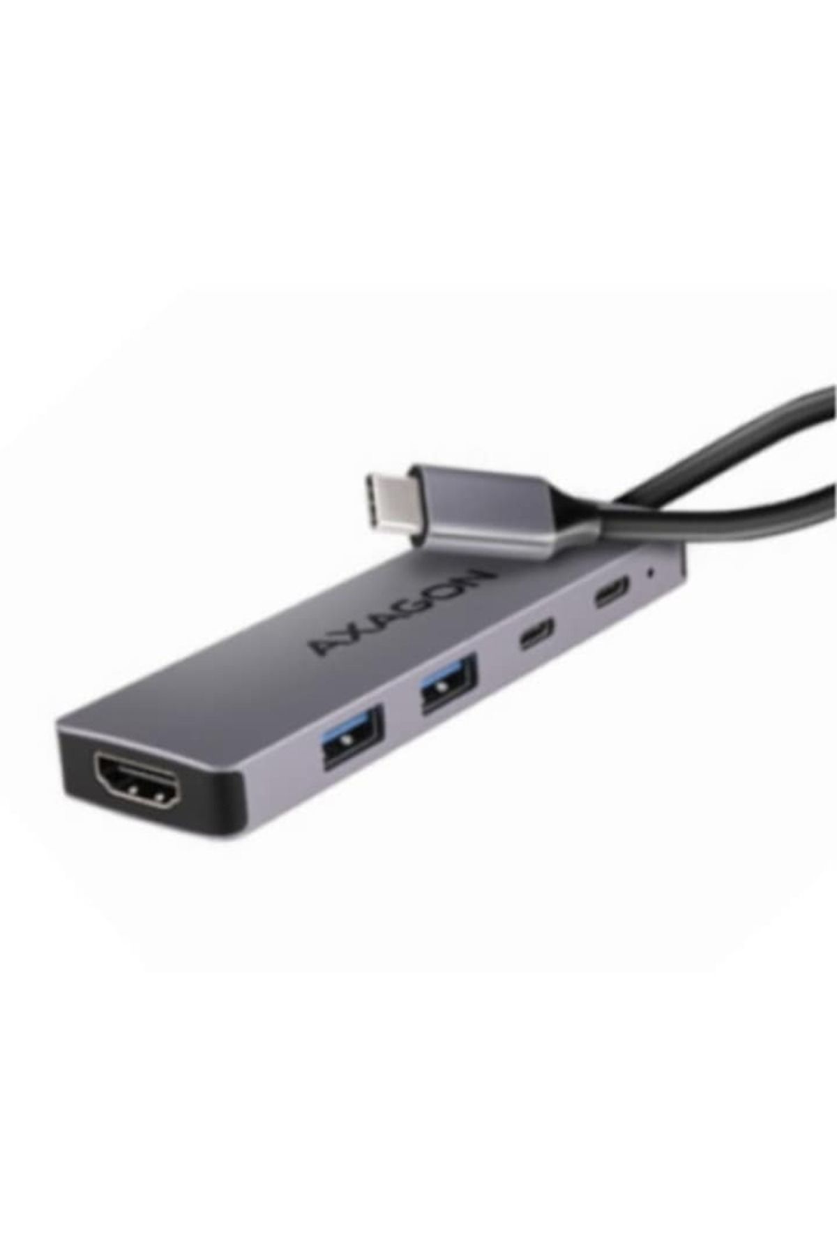 Axagon-Hub HMC-5H60, USB-C 3.2 Gen 1, 2x USB-A, HDMI 4K/60Hz, PD 100W, USB-C 15cm 2
