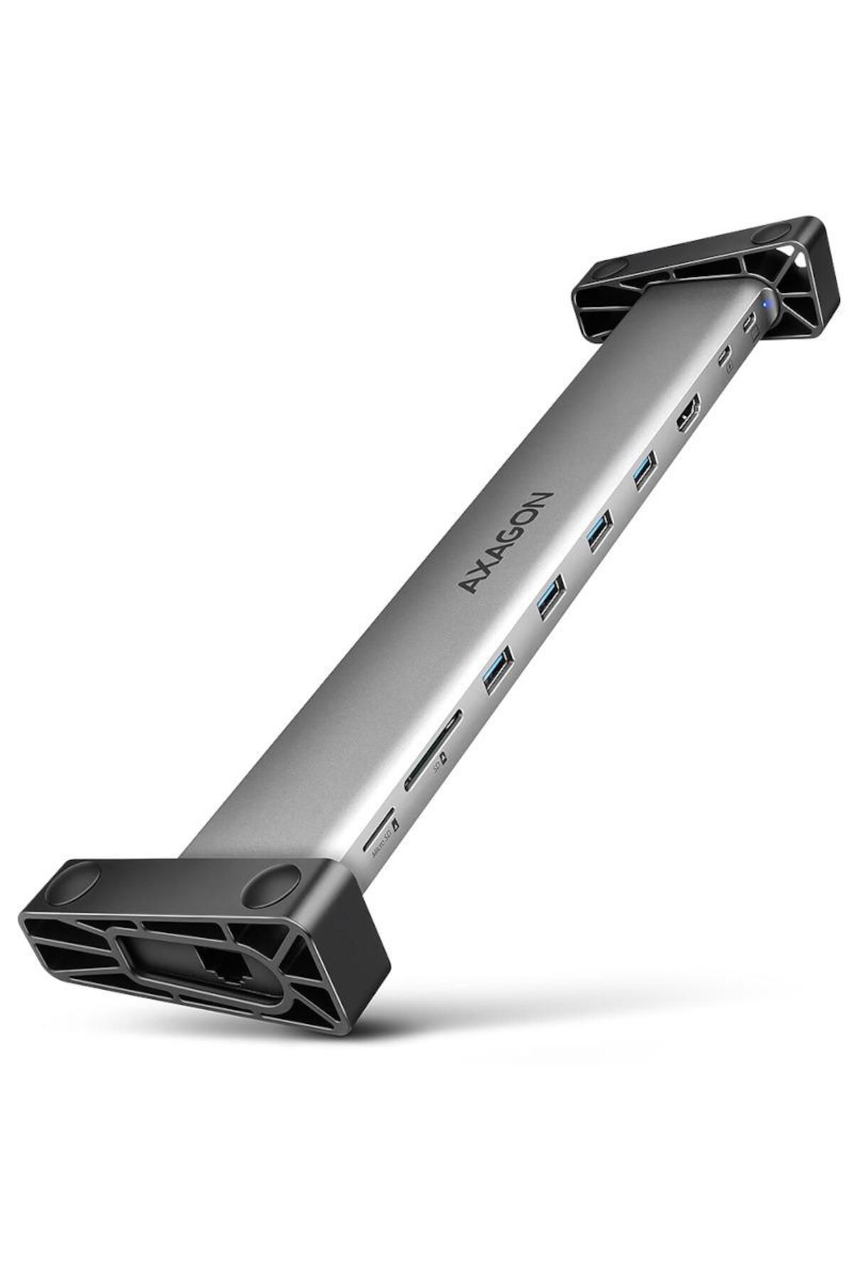 Axagon-Hub HMC-10HLS, USB 3.2 Gen 1, 4x USB-A, RJ-45, HDMI, SD/microSD 4