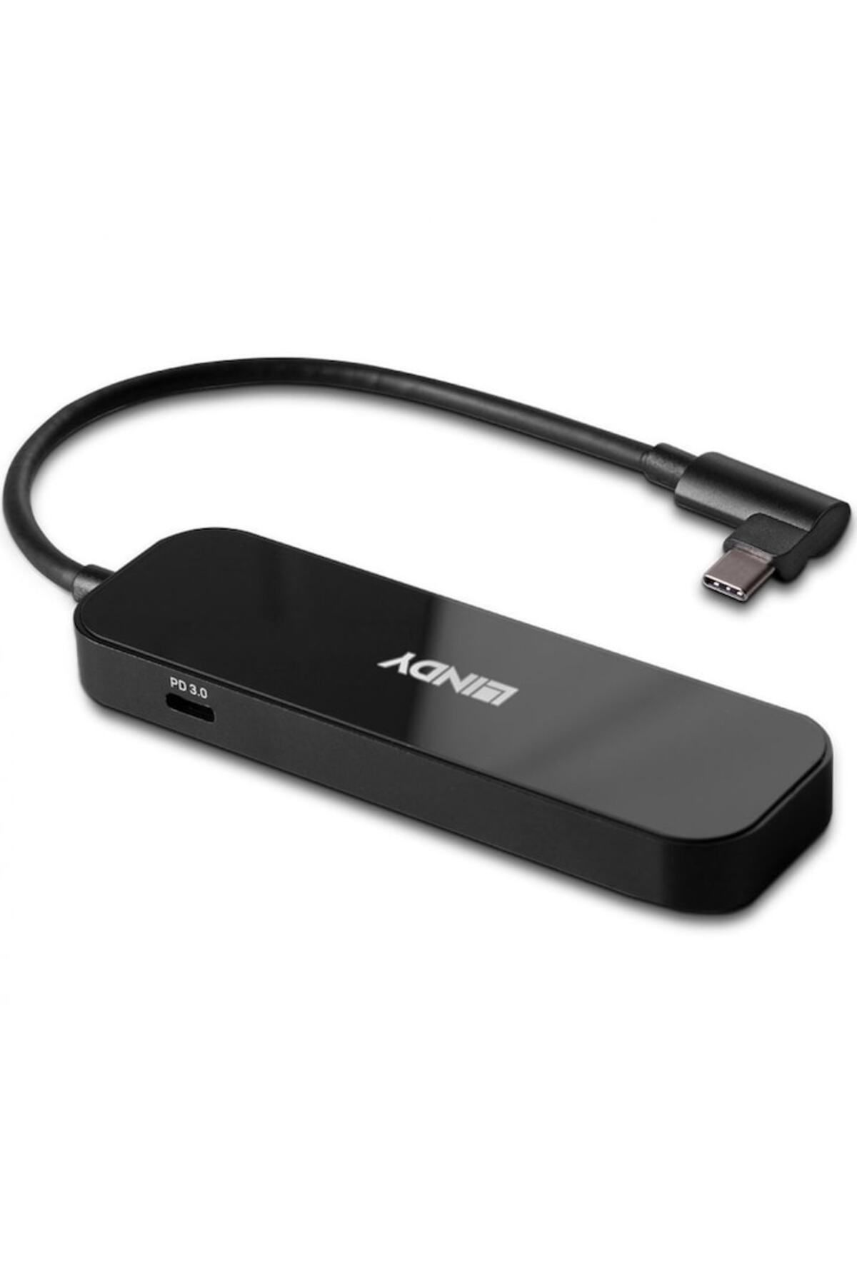 LİNDY-HUB USB 3.2 GEN2 TIP C LA 2 X USB-A + 2 X USB TIP C 100W (20V/5A) 3
