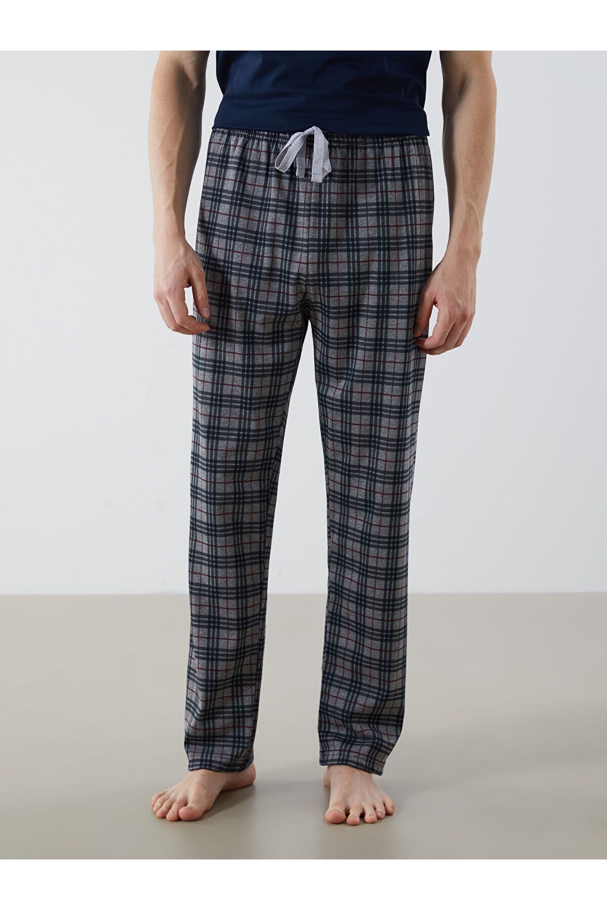 LC Waikiki-Σετ ανδρικές πιτζάμες Standard Fit 3 Πακέτο 7