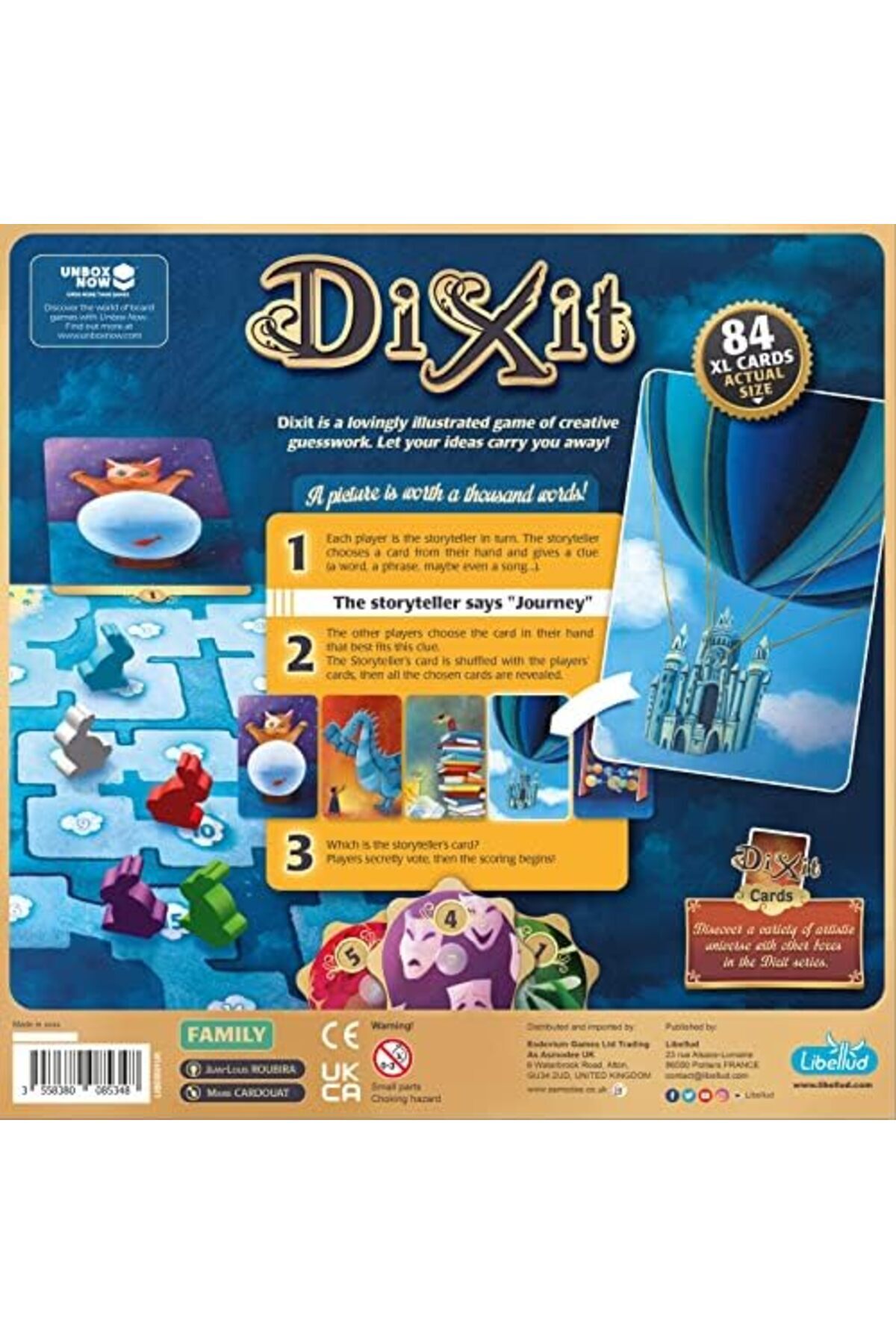 LIBELLUD-لعبة لوحية Asmodee Dixit 2021، مختلطة، مستقلة 4