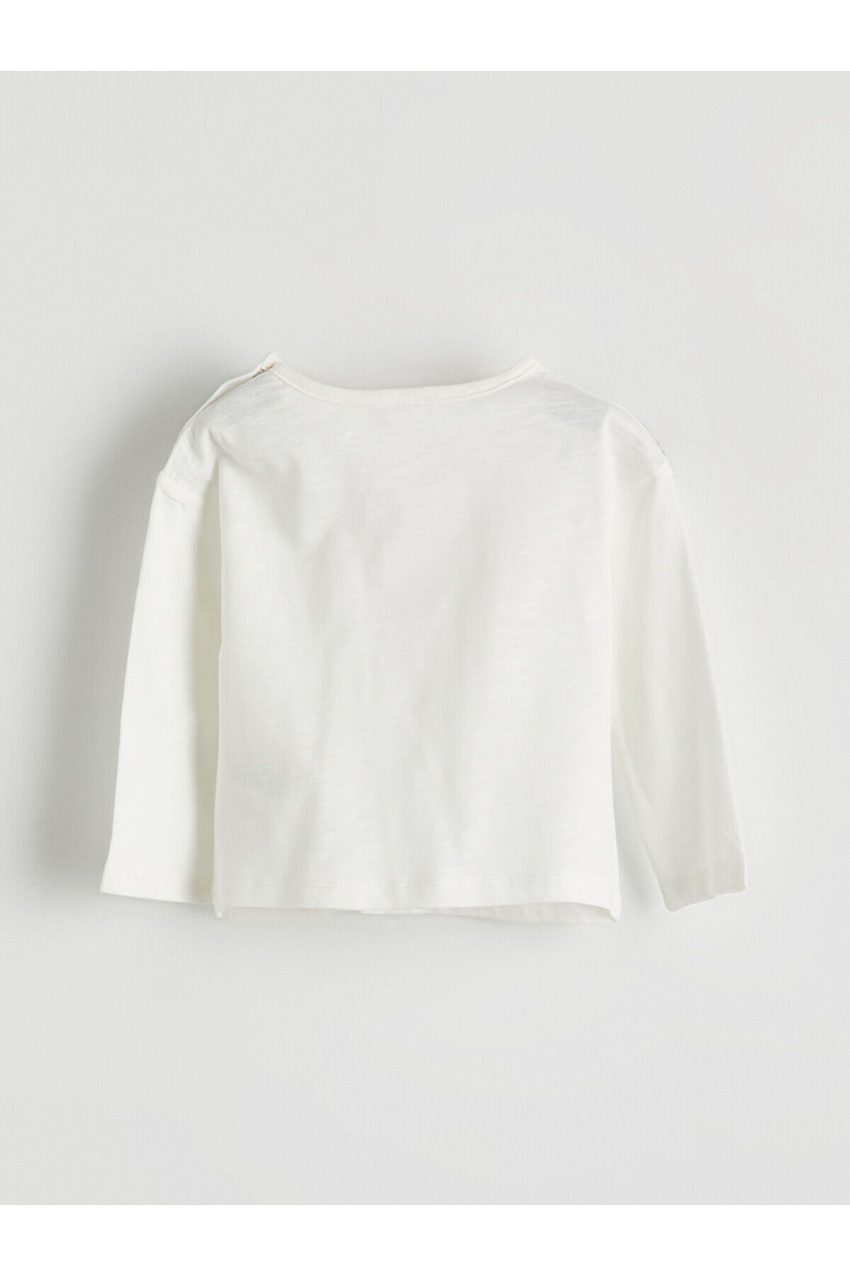 LC Waikiki Nevaa Collection Bej Çiçek Aplikeli Kız Bebek Bluz ve Tayt 2'li fotoğrafı 4 (önizleme)