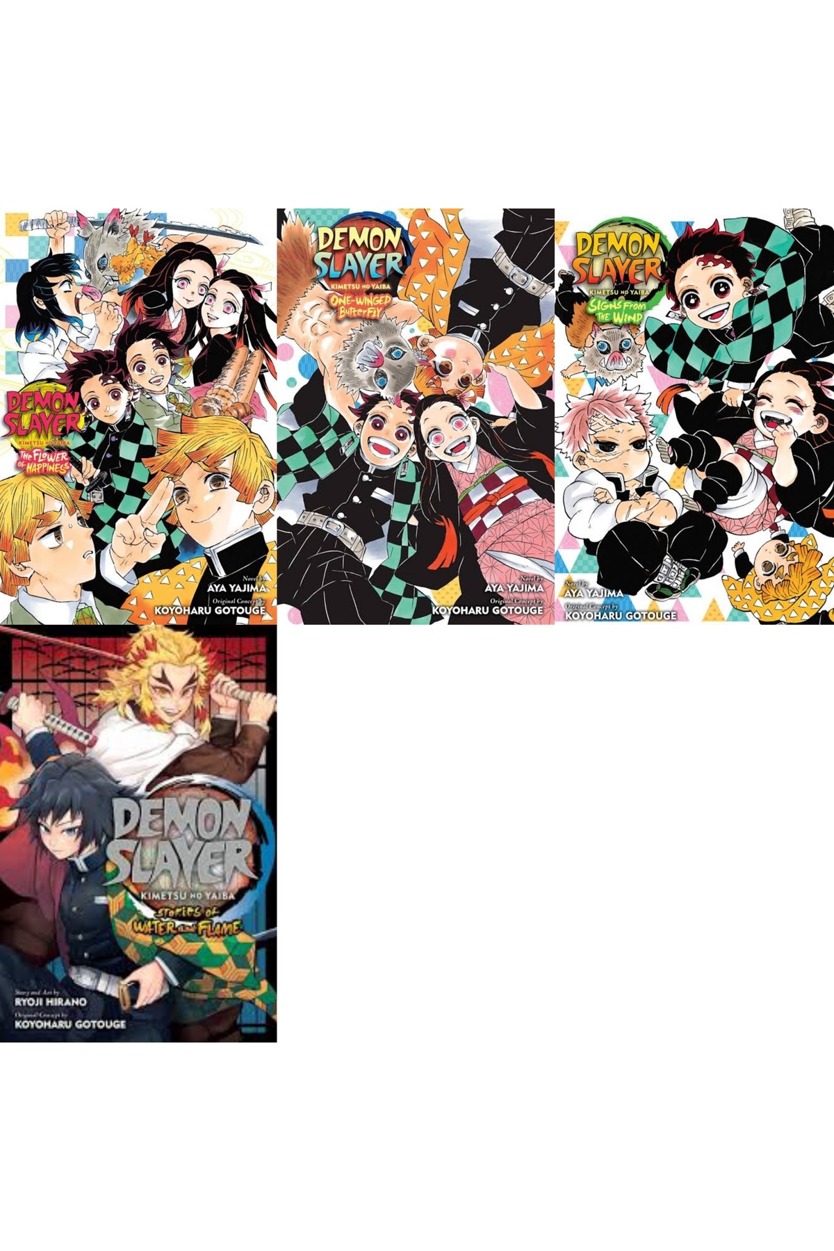 Viz Media Demon Slayer The Flower of H. - One Winged Butterfly - Signs From The Wind - S. of Water And Flame