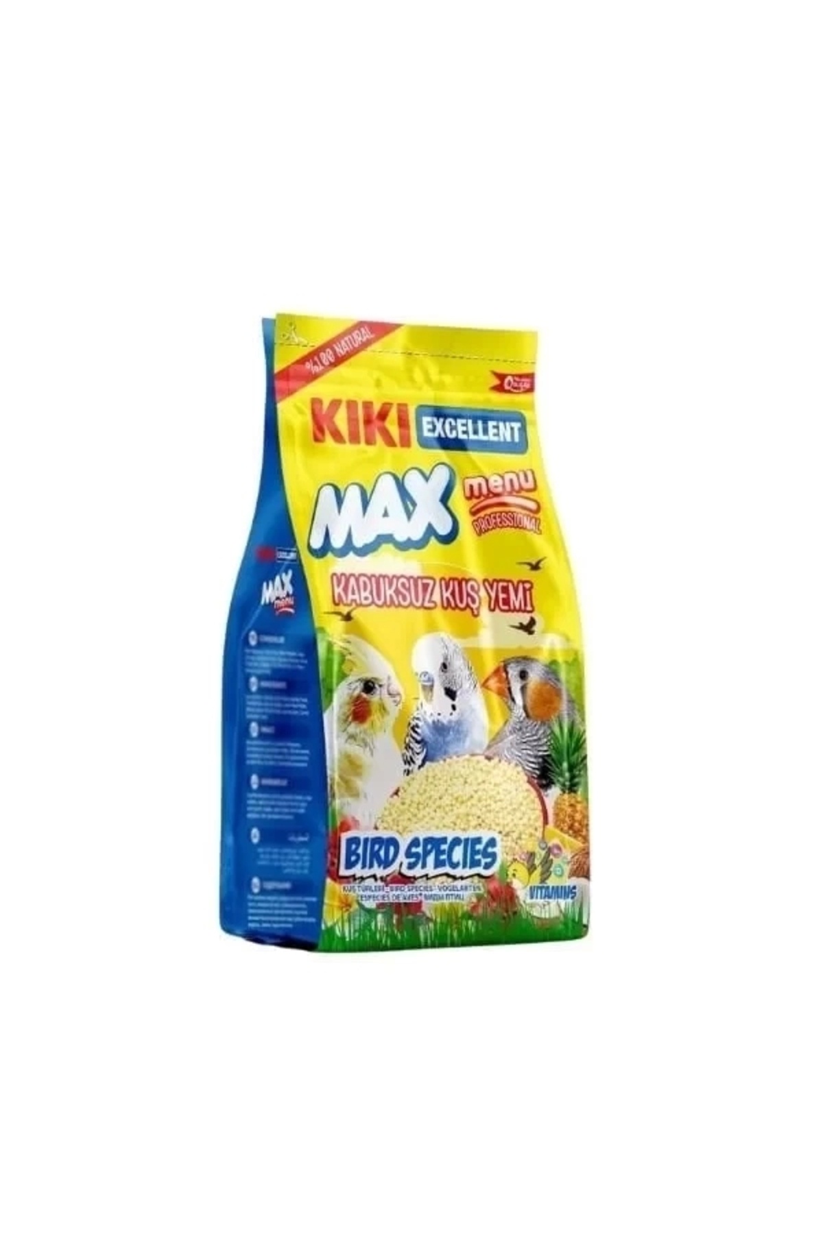 Genel Markalar Kiki Excellent Max Menu Kabuksuz Muhabbet Kuşu Yemi 400 Gr