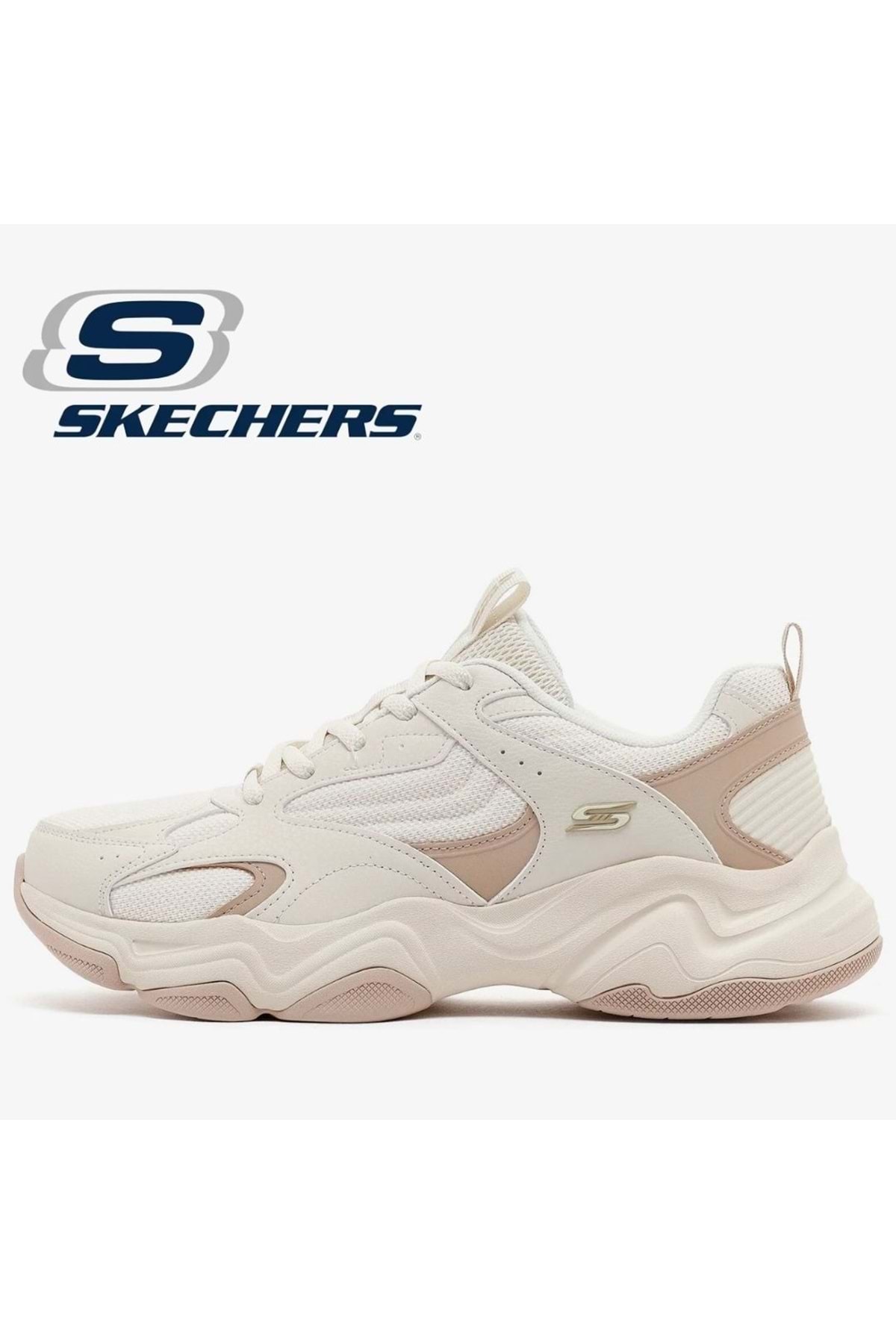 اسکچرز کفش ورزشی یونیسکس بابز دیگو کد ۱۱۷۶۸۵ بژ