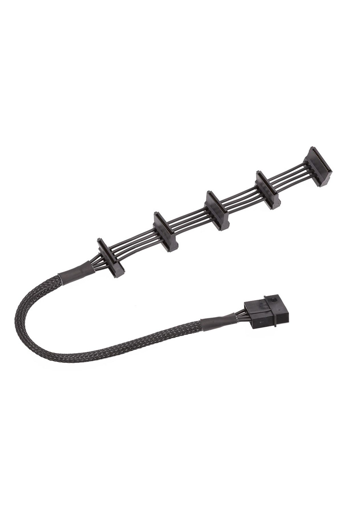 Ninth World-50CM High Quality 1 Pcs Practical Durable PC Server 4 pins IDE Molex 1 to 5 SATA Power Cable Adapter 2