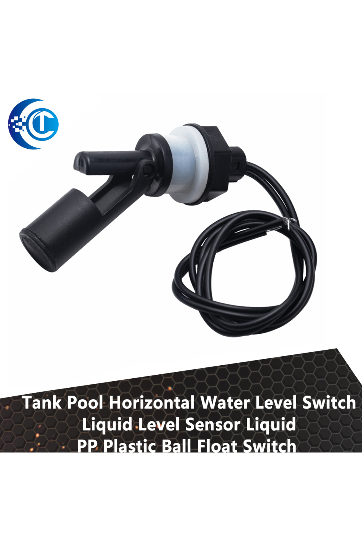 Choice-1Pcs Tank Pool Horizontal Water Level Switch Liquid Level Sensor Liquid PP Plastic Ball Float Swi... 1