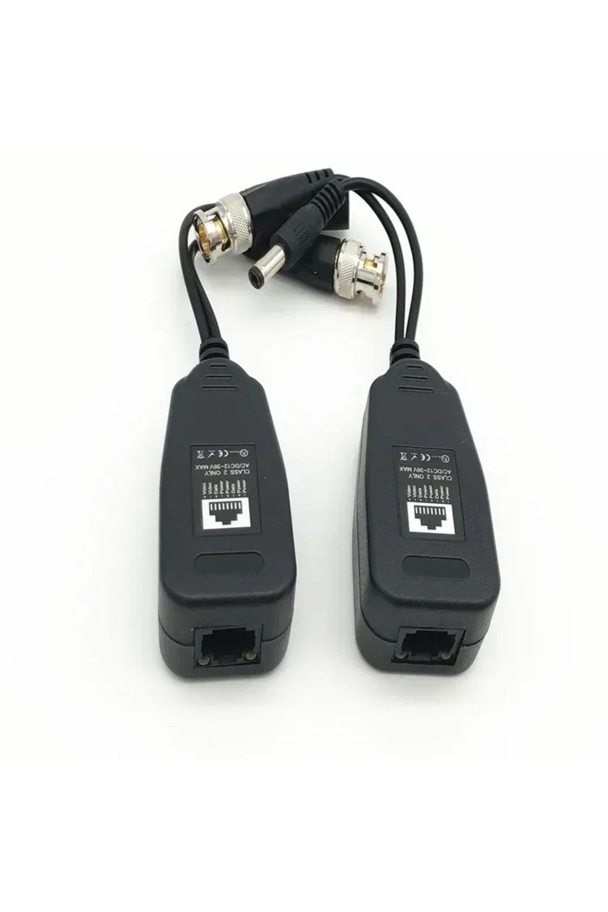 Choice-زوج واحد من موصلات CCTV Coax BNC Video Power Balun إلى موصل CAT5e 6 RJ45 HJ55 4