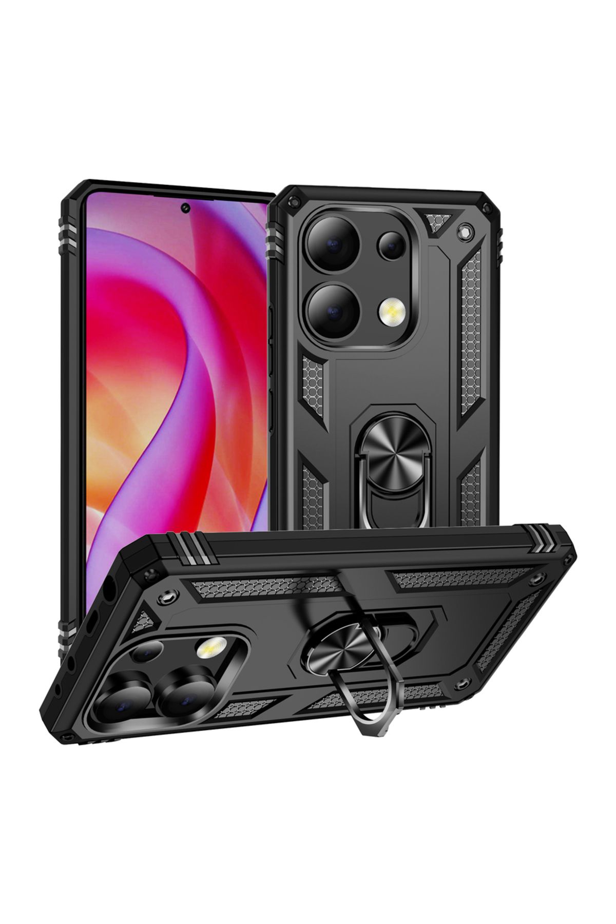 Choice-Redmi Note12ProPlus black For Xiaomi Redmi Note 13 12 11 10 Pro Plus 11s 10s Case Armor Shockproof C 1