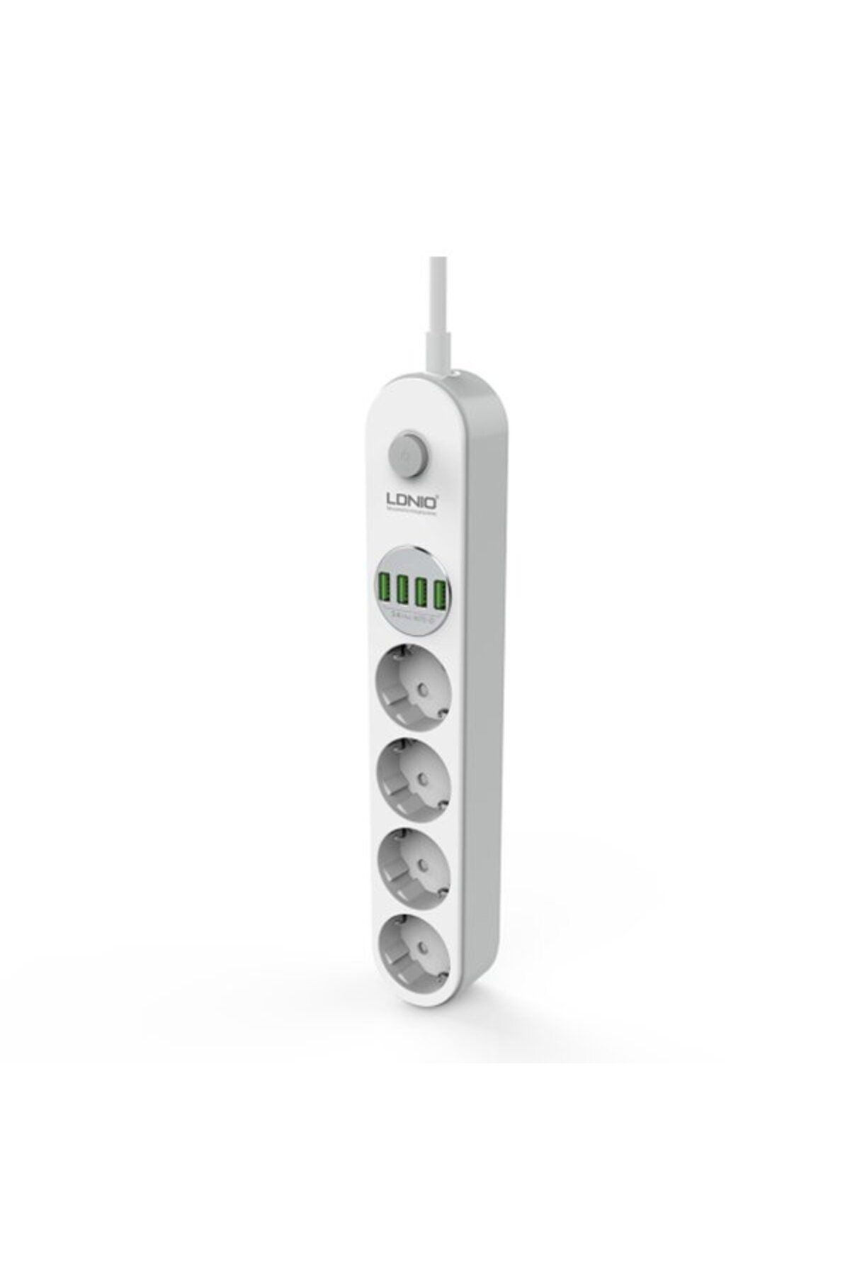 LDNIO-Prelungitor SE4432, 4 prize, 4 X USB-A, PD Quick Charge, 17W, 2m 1