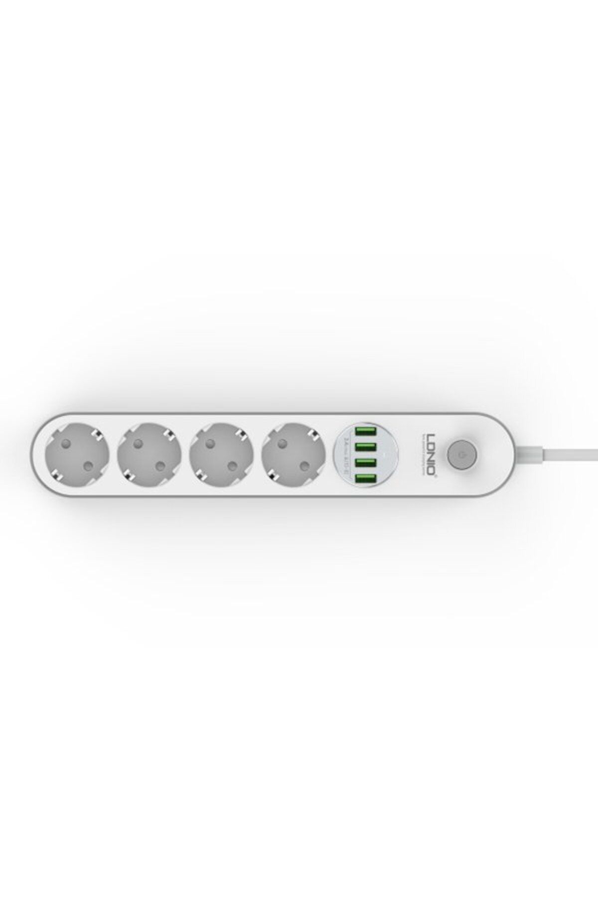 LDNIO-Prelungitor SE4432, 4 prize, 4 X USB-A, PD Quick Charge, 17W, 2m 3