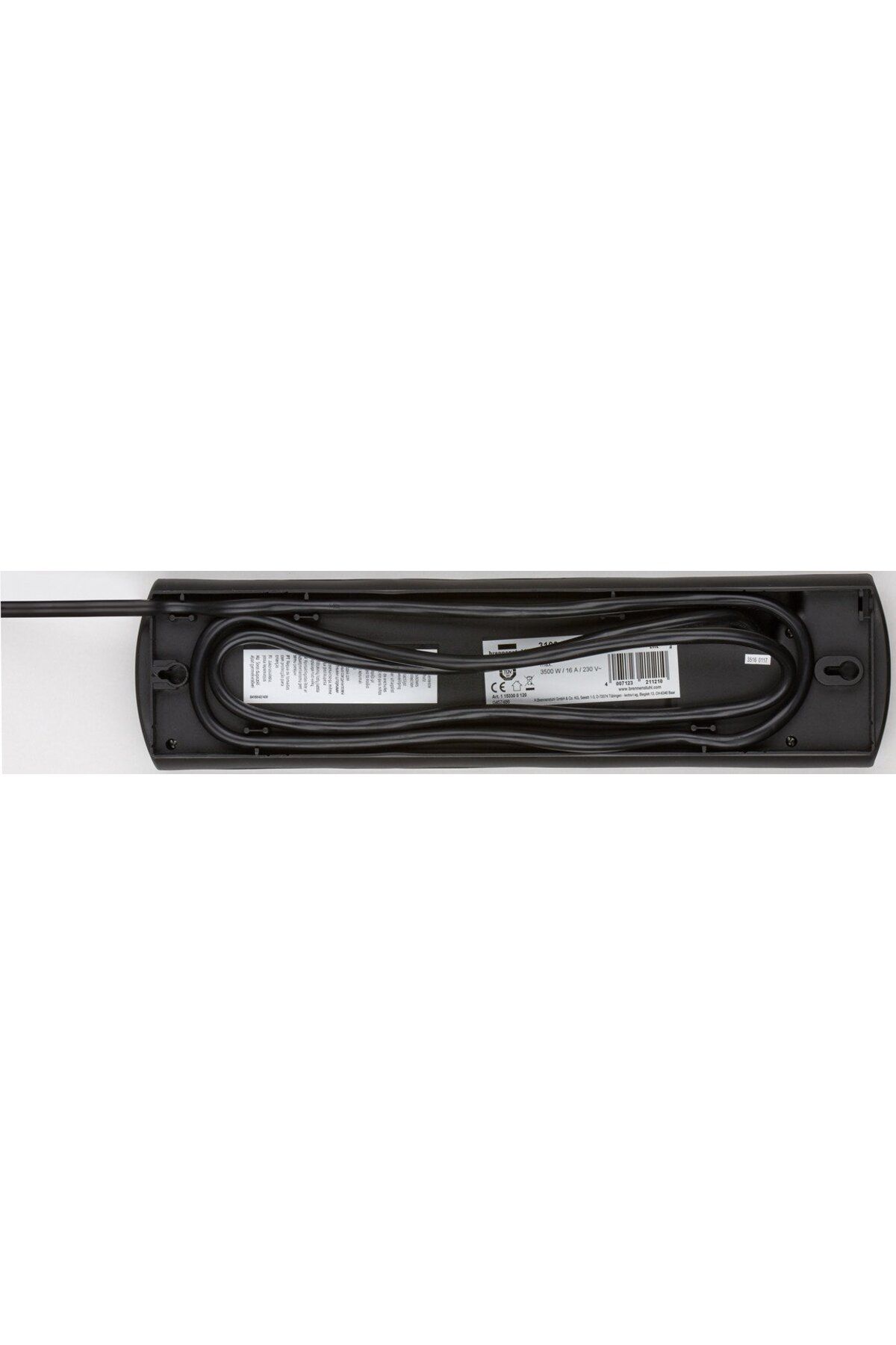 Brennenstuhl-Multipriza Primera-Line Technics 10 prize, Intrerupator, 2m, Negru 5