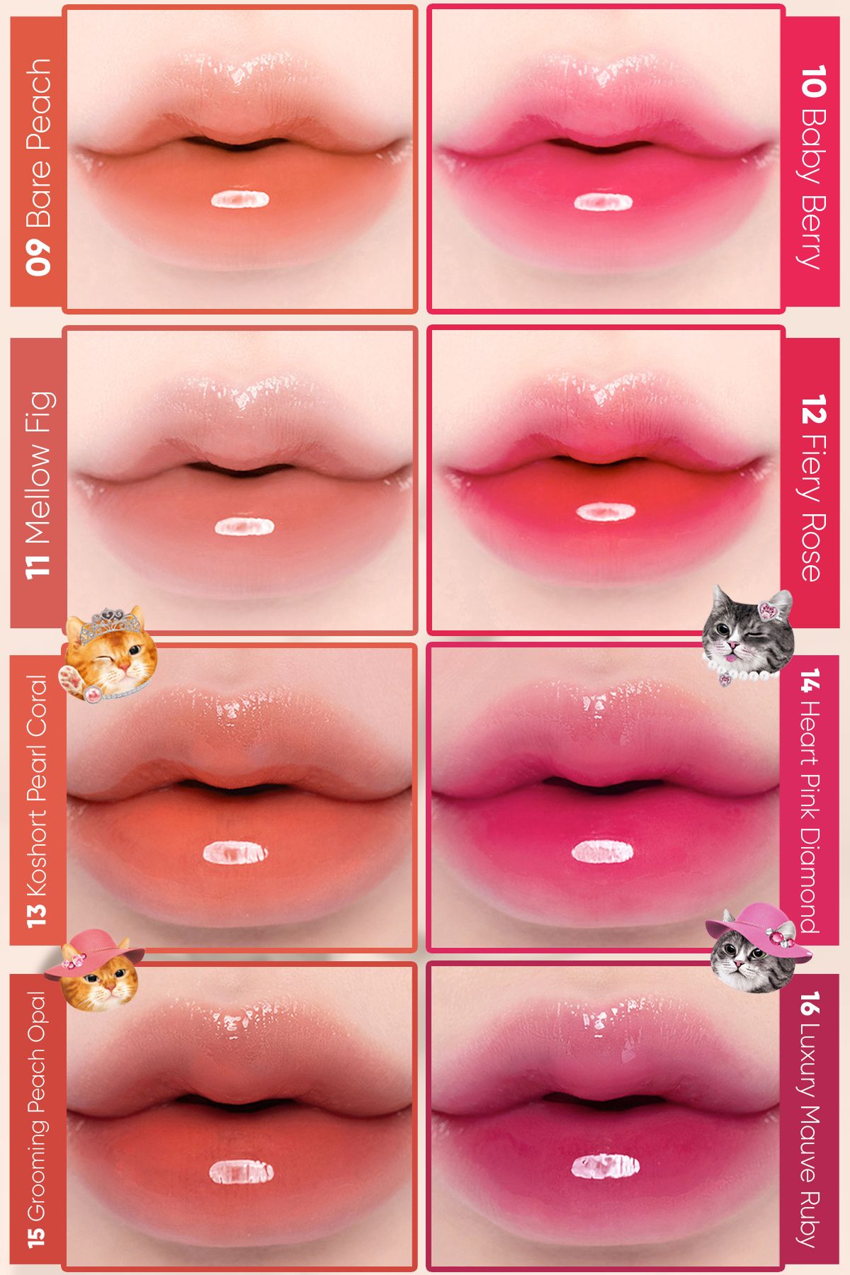 CLIO-Intense Shimmer Tint Without Sticky Feeling Crystal Glam Tint (17 Classic Apple) Appleseries 5