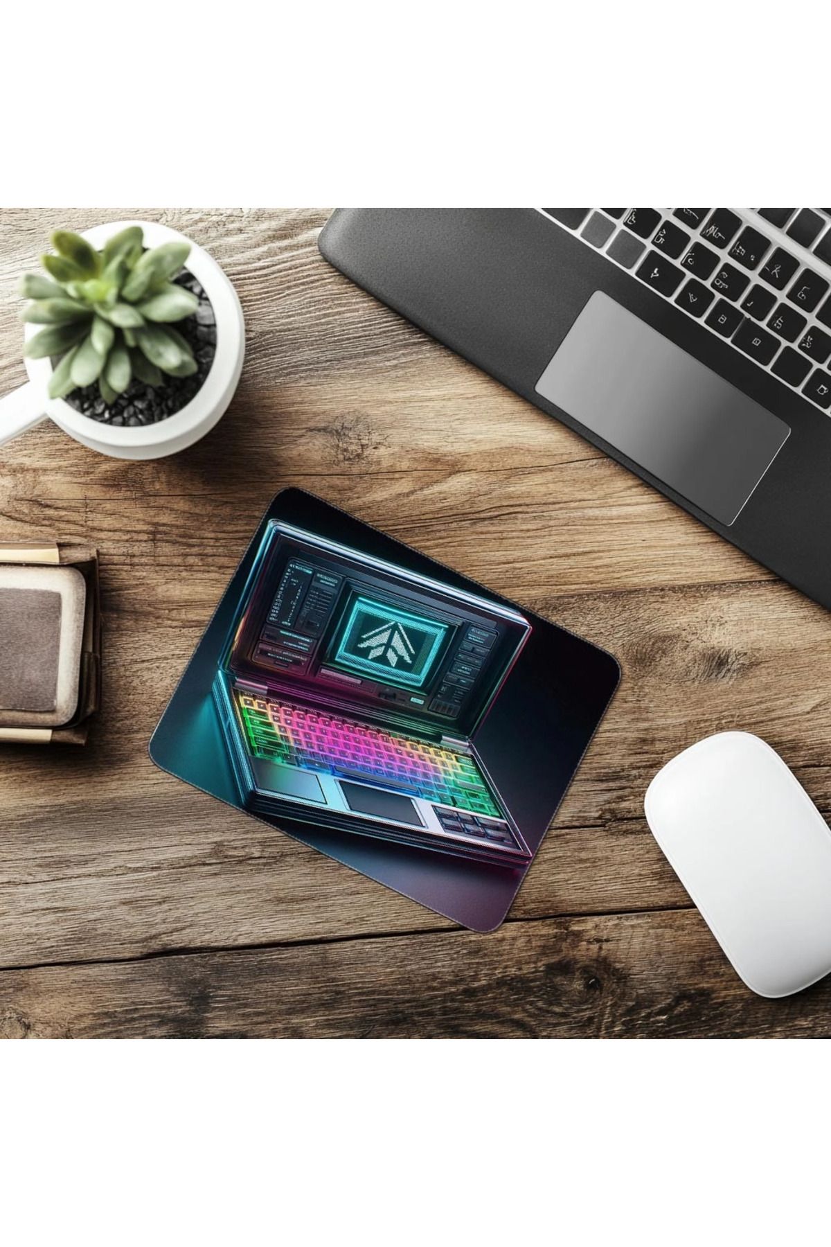 Luluyen-Mouse Pad pentru computer vechi cu cursor intermitent - 19x23 cm 2 mm dreptunghiular Mouse Pad imprimat importat 6