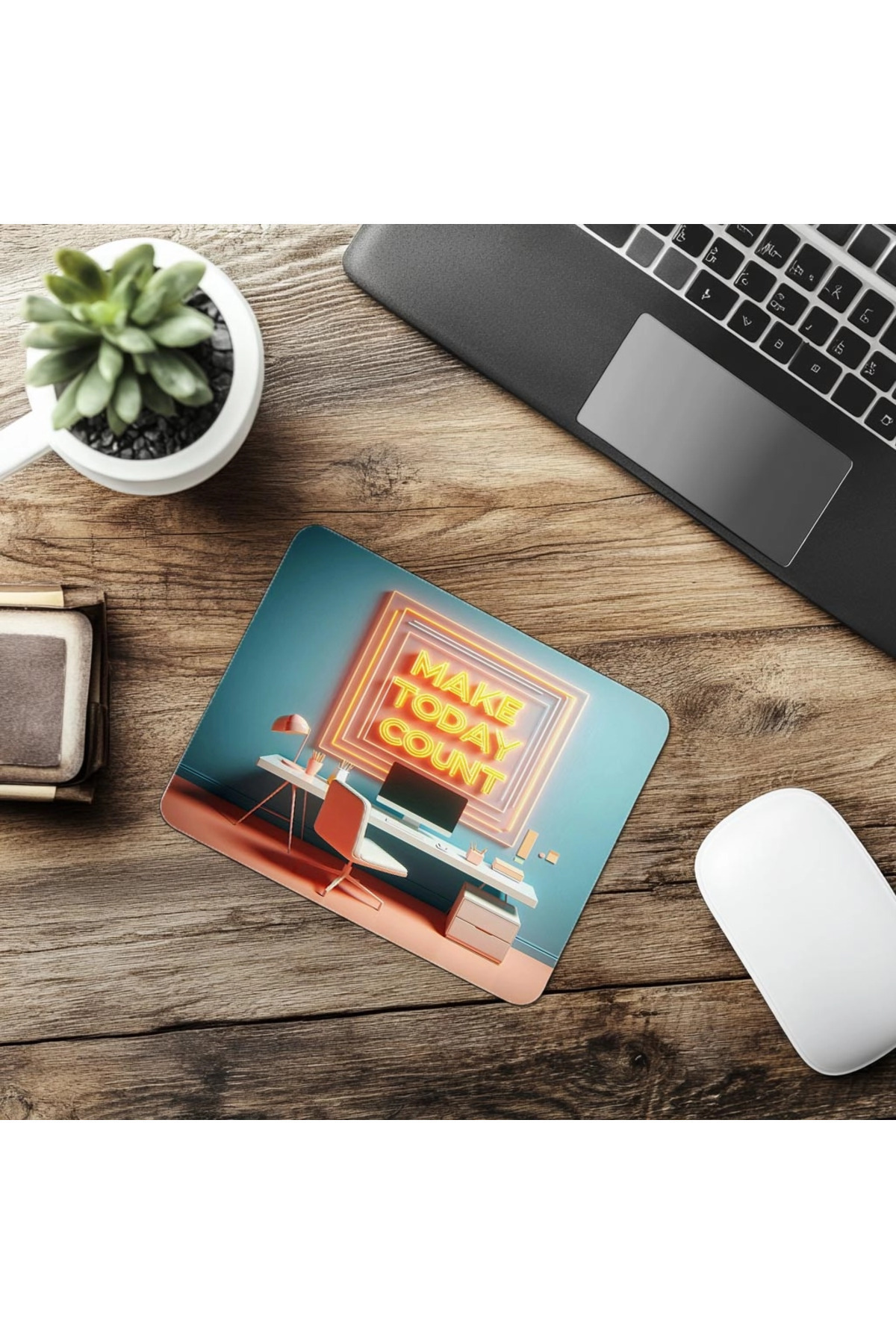 Luluyen-Inspired Design Mousepad – Make Today Count - 19X23 cm 2 mm Rectangle Imported Printed Mouse Pad 6