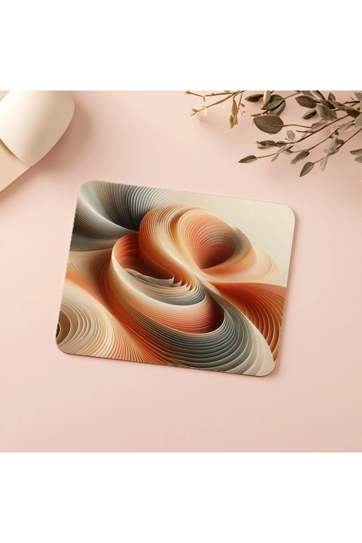 Luluyen-Soft Ellipse Transitional 3D Mouse Pad - 19X23 cm 2 mm Rectangle Imported Printed Mouse Pad 5