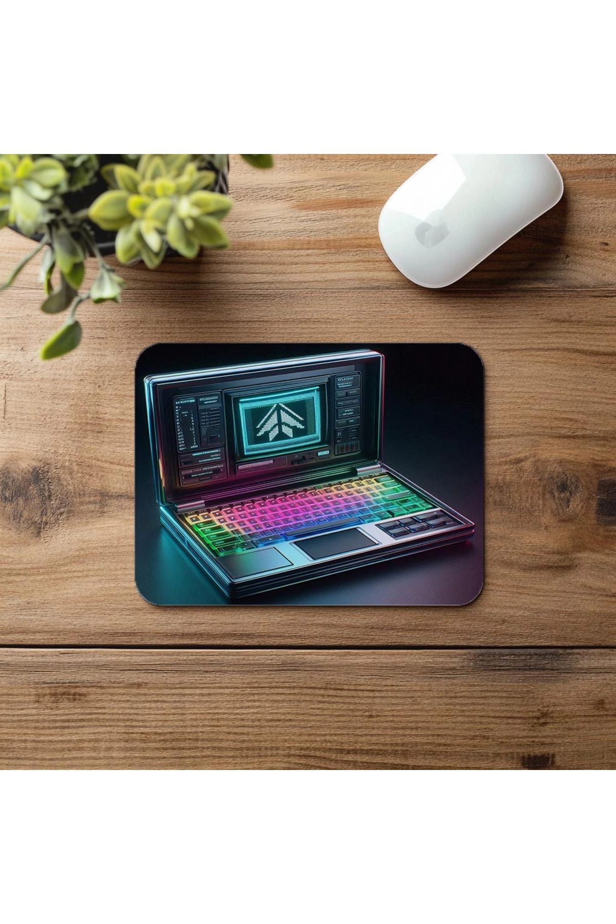Luluyen-Mouse Pad pentru computer vechi cu cursor intermitent - 19x23 cm 2 mm dreptunghiular Mouse Pad imprimat importat 4