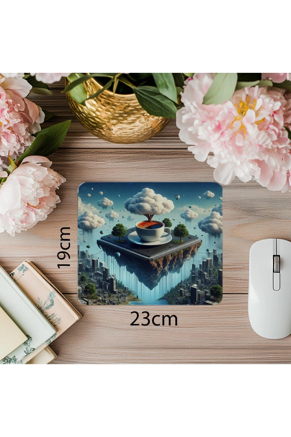 Luluyen-تصميم لوحة ماوس Surreal Software Paradise - 19 × 23 سم 2 مم مستطيلة مطبوعة مستوردة 1