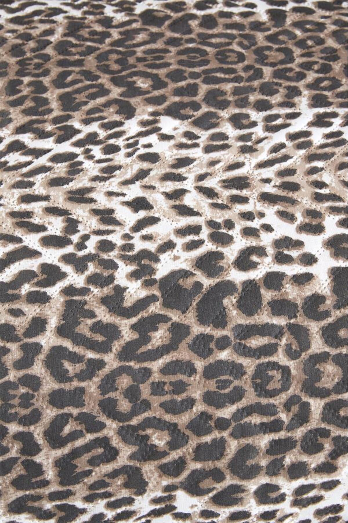 Çeyiz Diyarı-Ultrasonic Quilted Leopard Double Bedspread 6