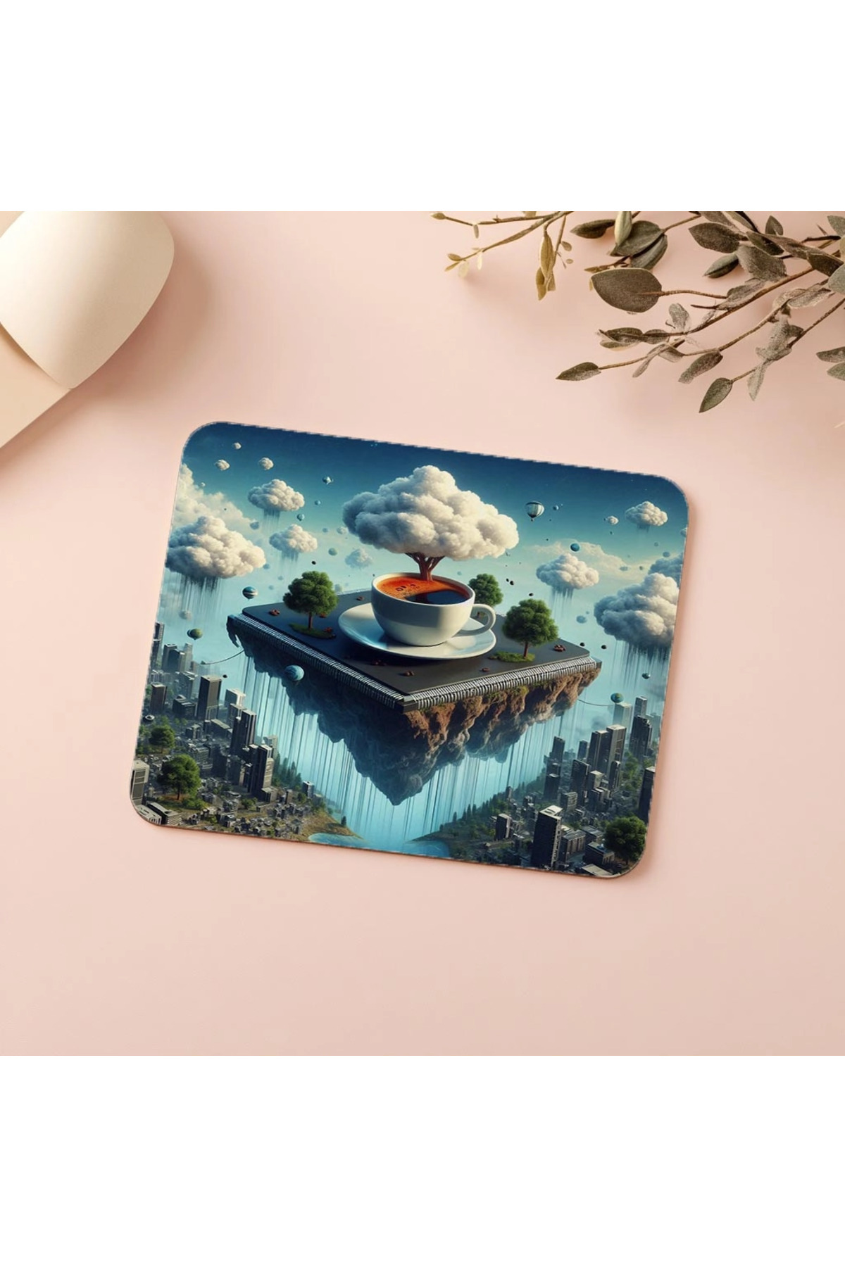 Luluyen-تصميم لوحة ماوس Surreal Software Paradise - 19 × 23 سم 2 مم مستطيلة مطبوعة مستوردة 5