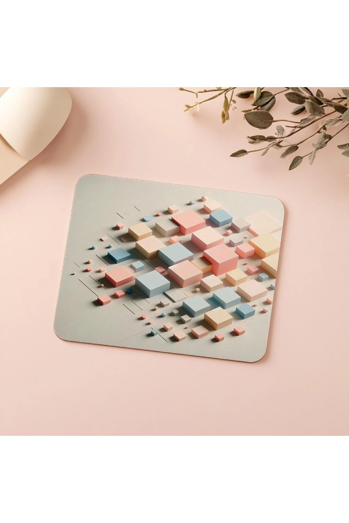 Luluyen-Simple and Cool Square Array Mouse Pad - 19X23 cm 2 mm Rectangle Imported Printed Mouse Pad 5