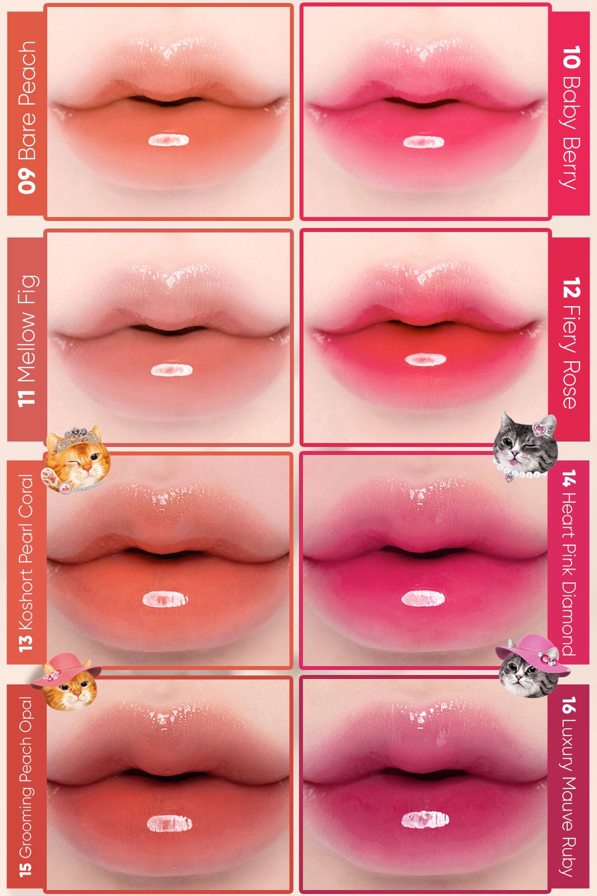 CLIO-Intense Shimmer Tint Without Sticky Feeling Crystal Glam Tint (20 Vanilla Apple) Appleseries 5
