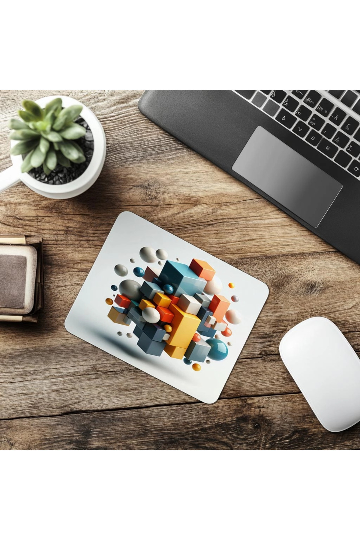 Luluyen-Minimalist Playground Mousepad – Global Design - 19X23 cm 2 mm Rectangular Imported Printed Mouse Pad 6