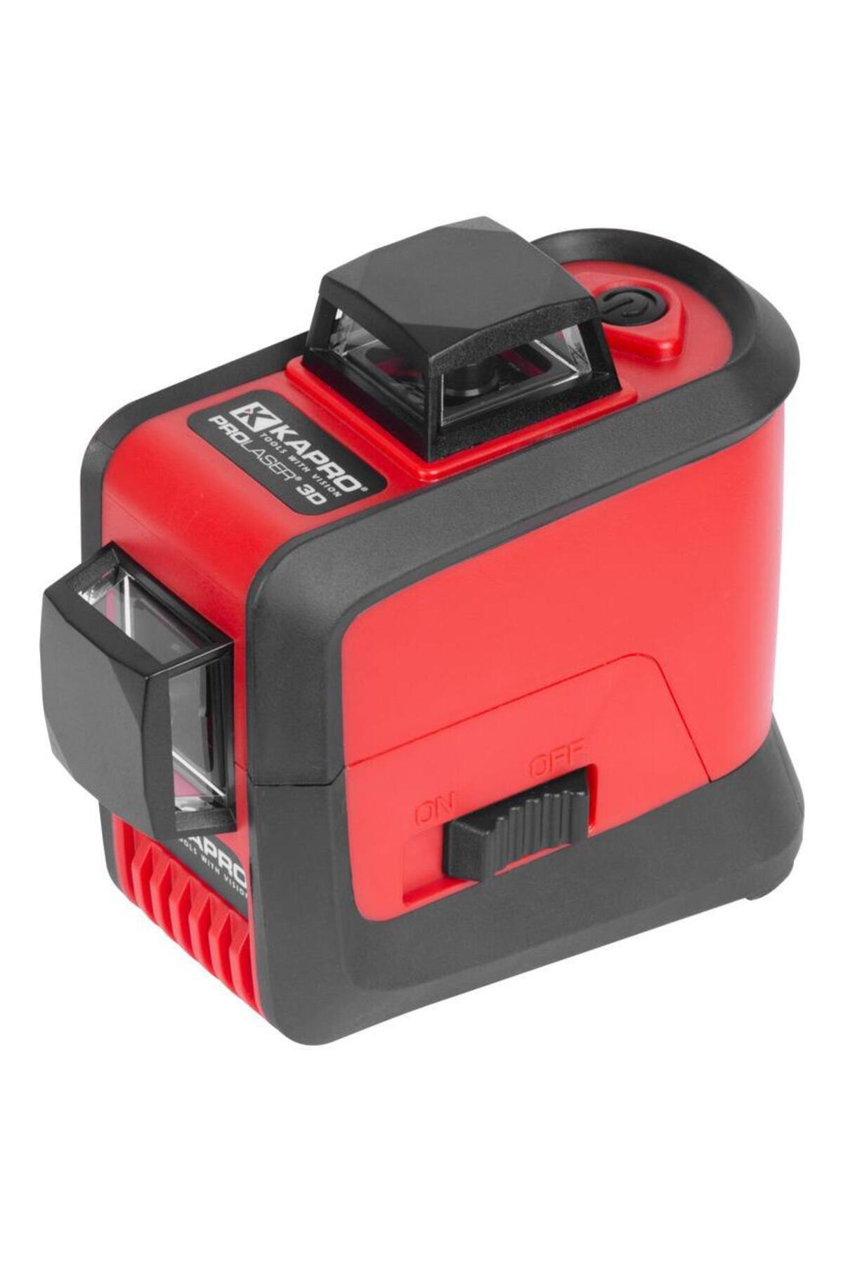 Kapro-Laser level, 3D, magnetic support, 30 m, with case and accessories, 2
