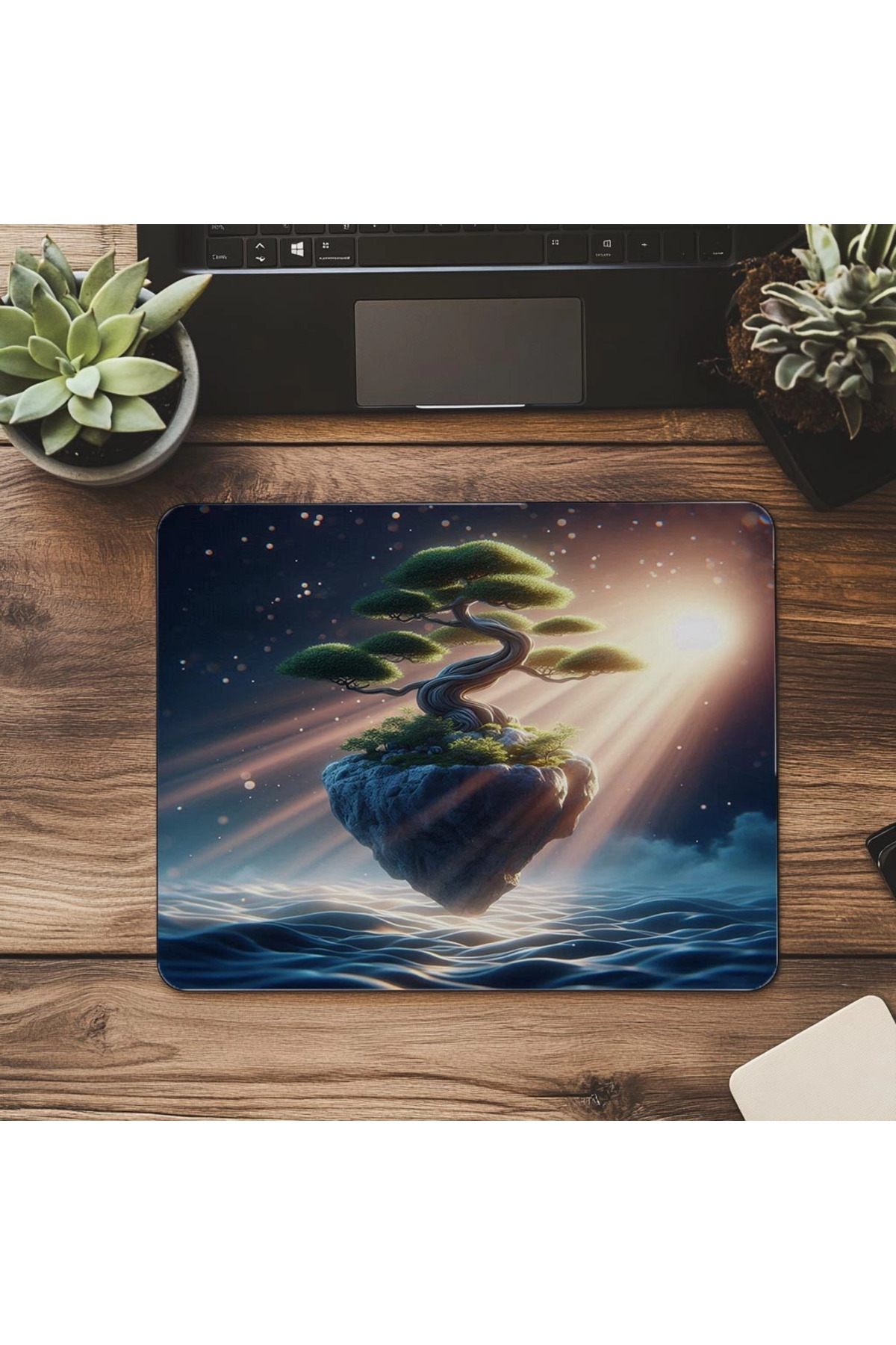 Luluyen-Minimal Mouse Pad in Harmony with Nature - 19X23 cm 2 mm Rectangular Imported Printed Mouse Pad 7