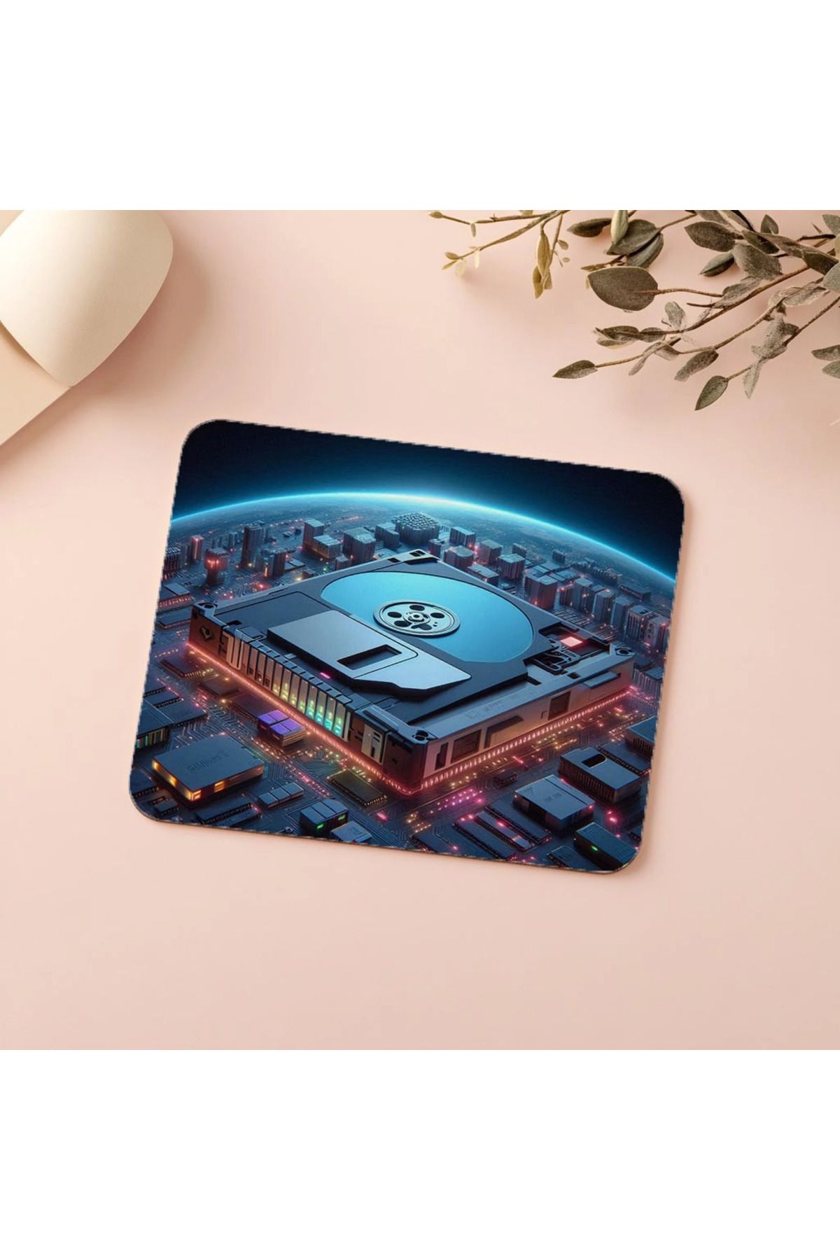 Luluyen-Mouse Pad cu tematică de intrare a datelor cu efect 3D - 19x23 cm 2 mm dreptunghiular importat imprimat mouse pad 5