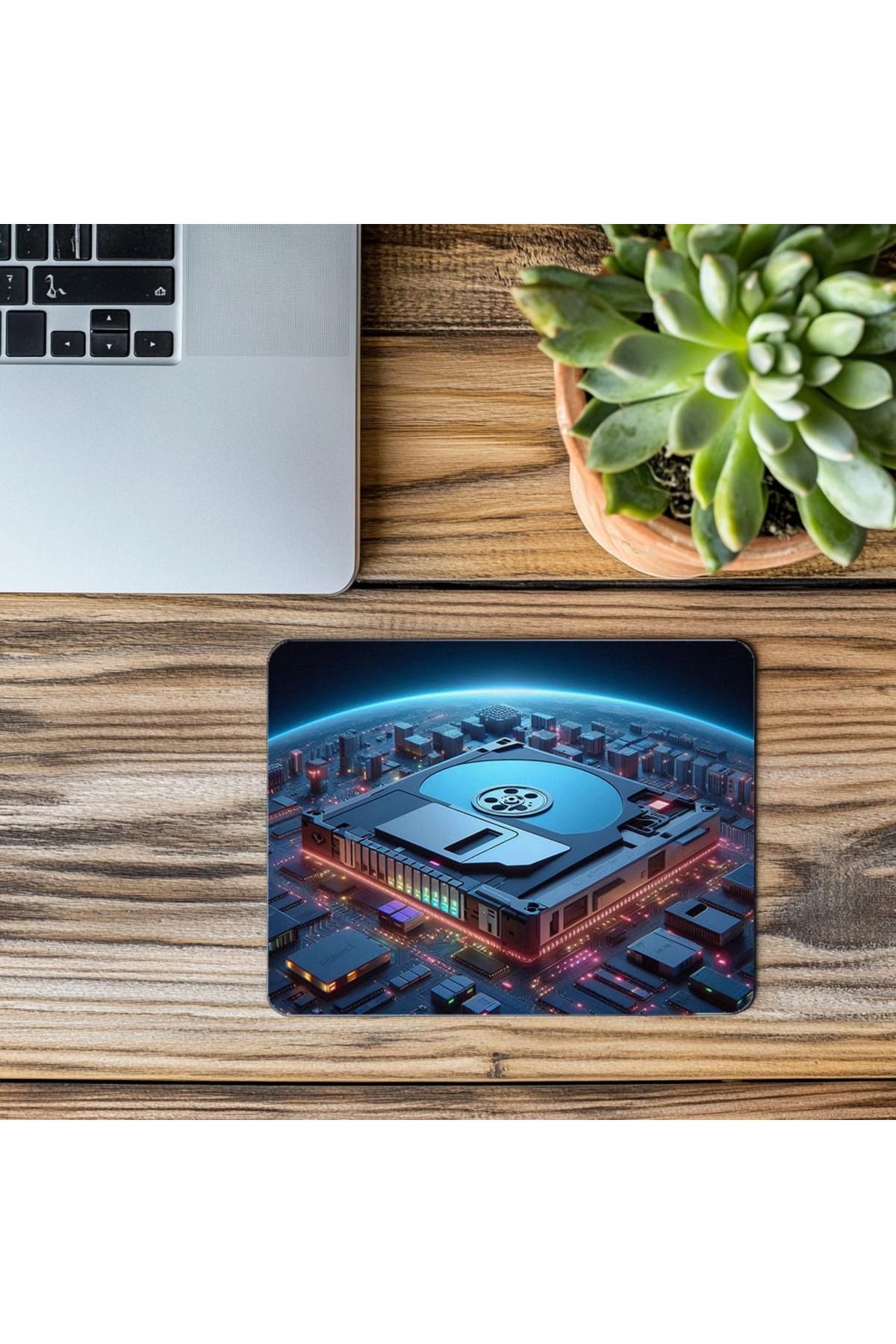 Luluyen-Mouse Pad cu tematică de intrare a datelor cu efect 3D - 19x23 cm 2 mm dreptunghiular importat imprimat mouse pad 3