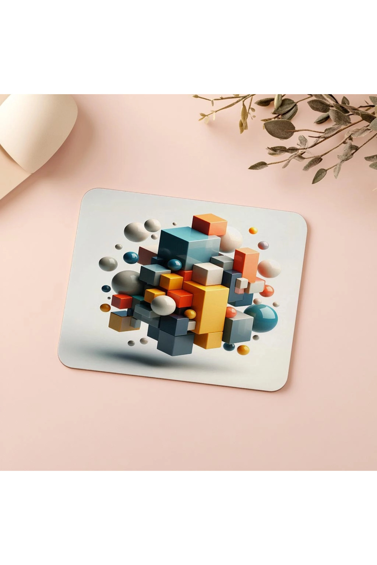 Luluyen-Minimalist Playground Mousepad – Global Design - 19X23 cm 2 mm Rectangular Imported Printed Mouse Pad 5