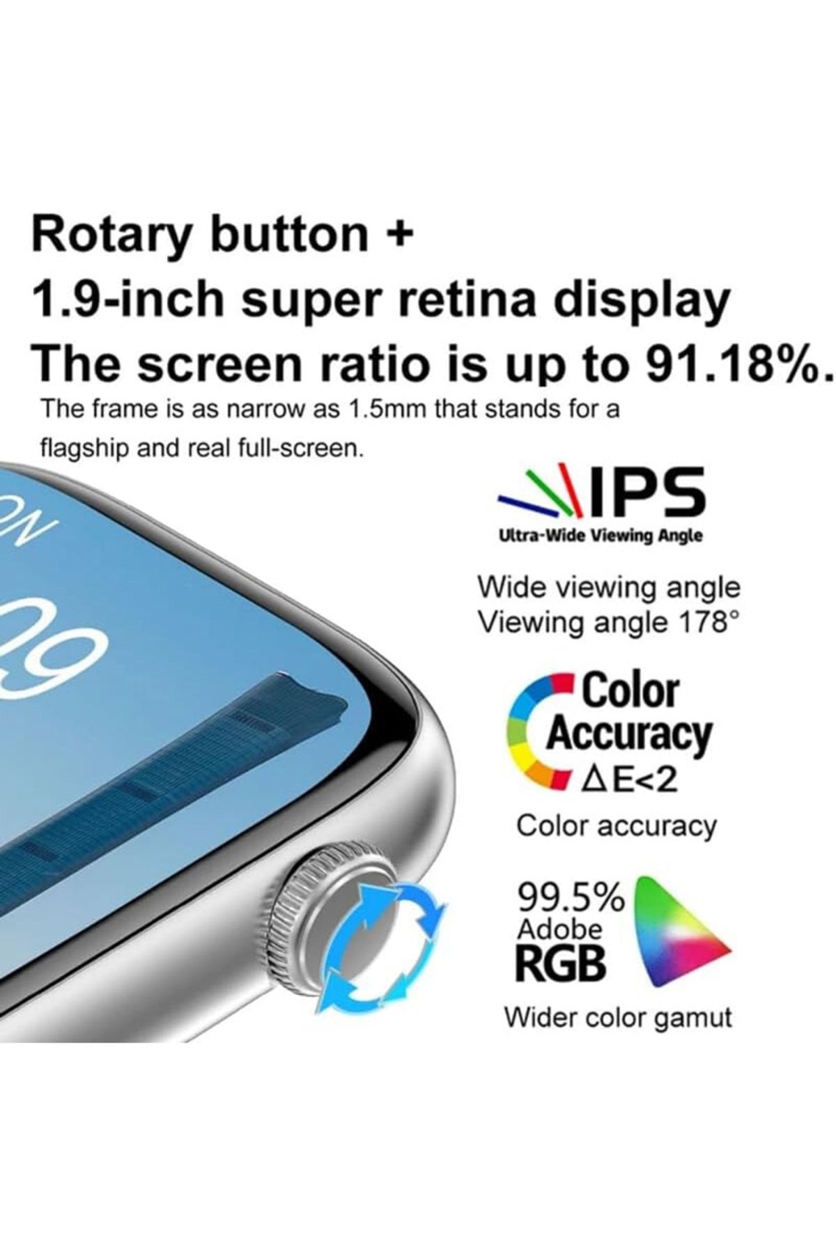 SOLTOY-SOLTOY® DTX3 Smartwatch, Full Color OLED display, Bluetooth calls, various functions 4